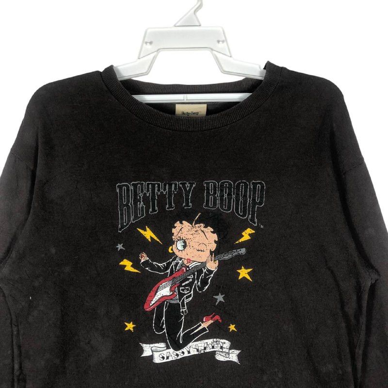 Cartoon Network × Vintage Vintage Betty Boop Long Sleeve T-shirt Size L / US 10 / IT 46 - 2 Thumbnail