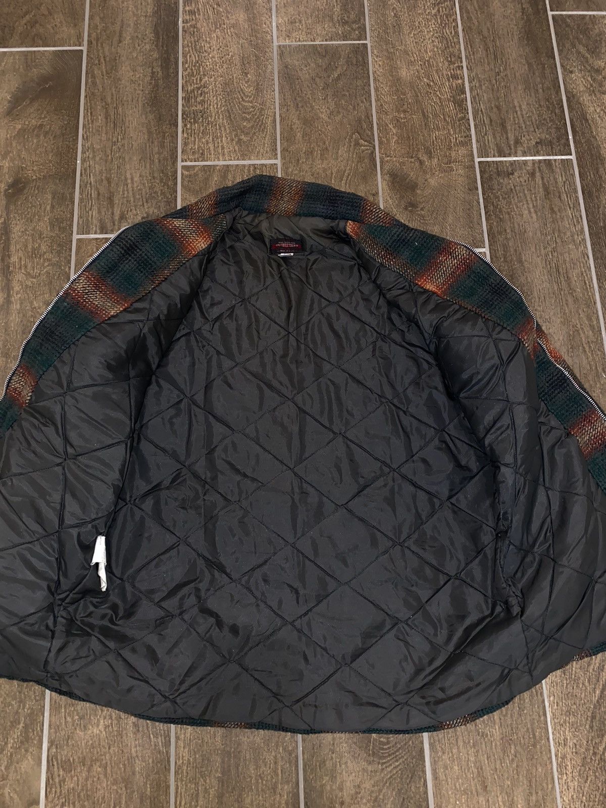 SHIPS Vtg Ships Outfitters Checkered Wool Flannel Jckt Size US L / EU 52-54 / 3 - 9 Thumbnail