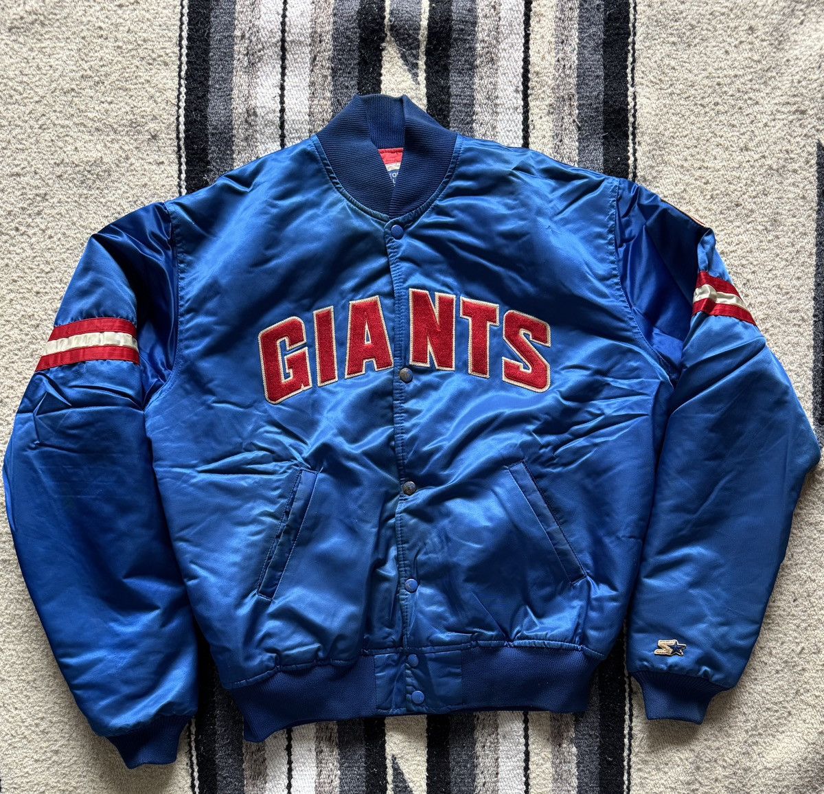 Starter Vintage 80s/90s New York Giants NFL Football Starter Jacket Size US L / EU 52-54 / 3 - 1 Thumbnail