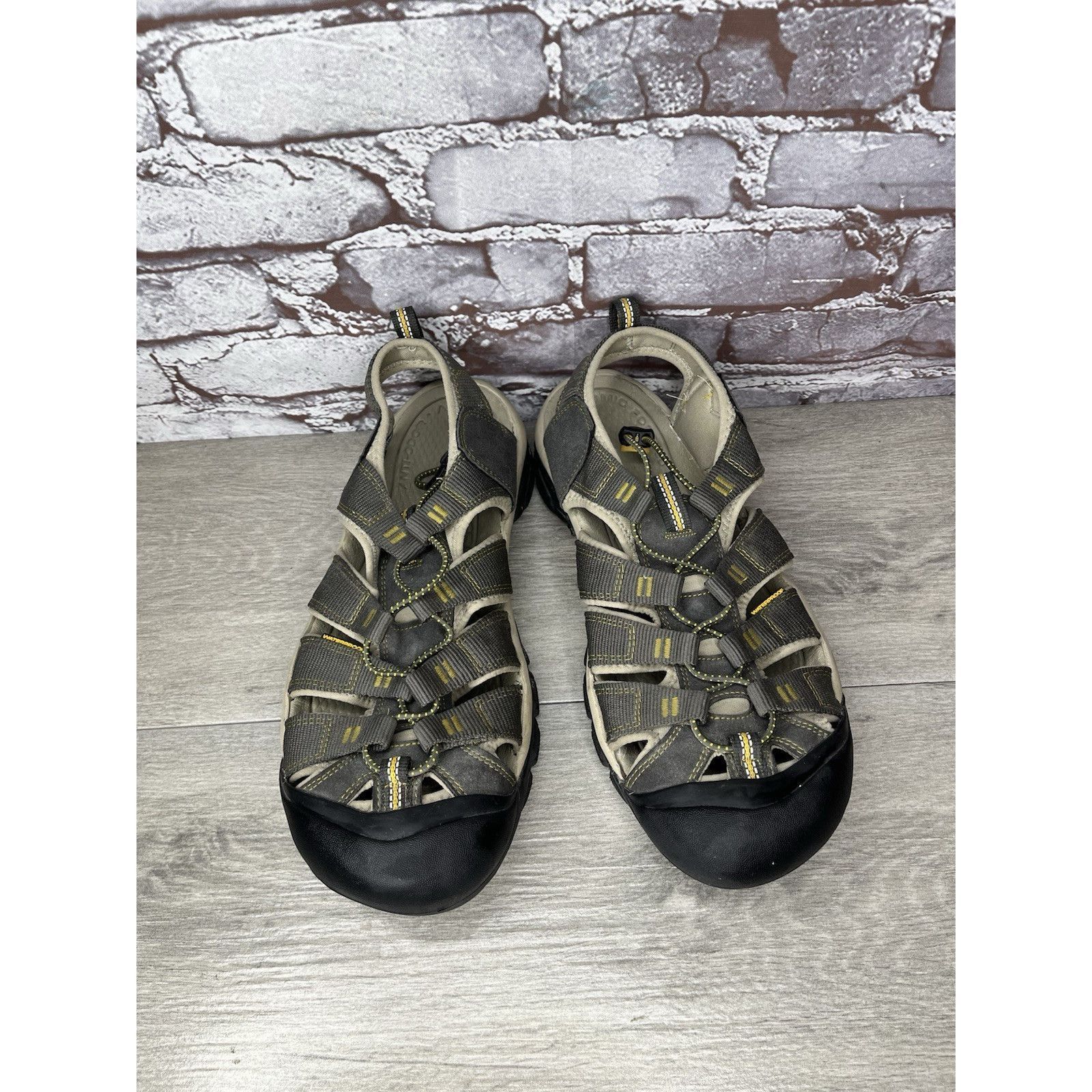 KEEN KEEN Newport H2 Gray Textile Hiking Waterproof Sandals Men S Size US 12 / EU 45 - 4 Thumbnail