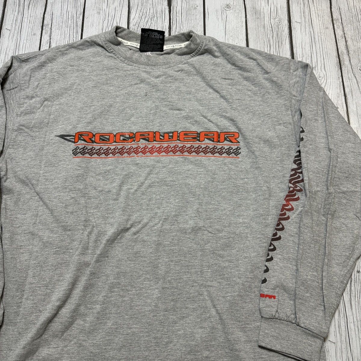 Rocawear × Vintage Vintage Rocawear long sleeve tee Size US XL / EU 56 / 4 - 3 Thumbnail