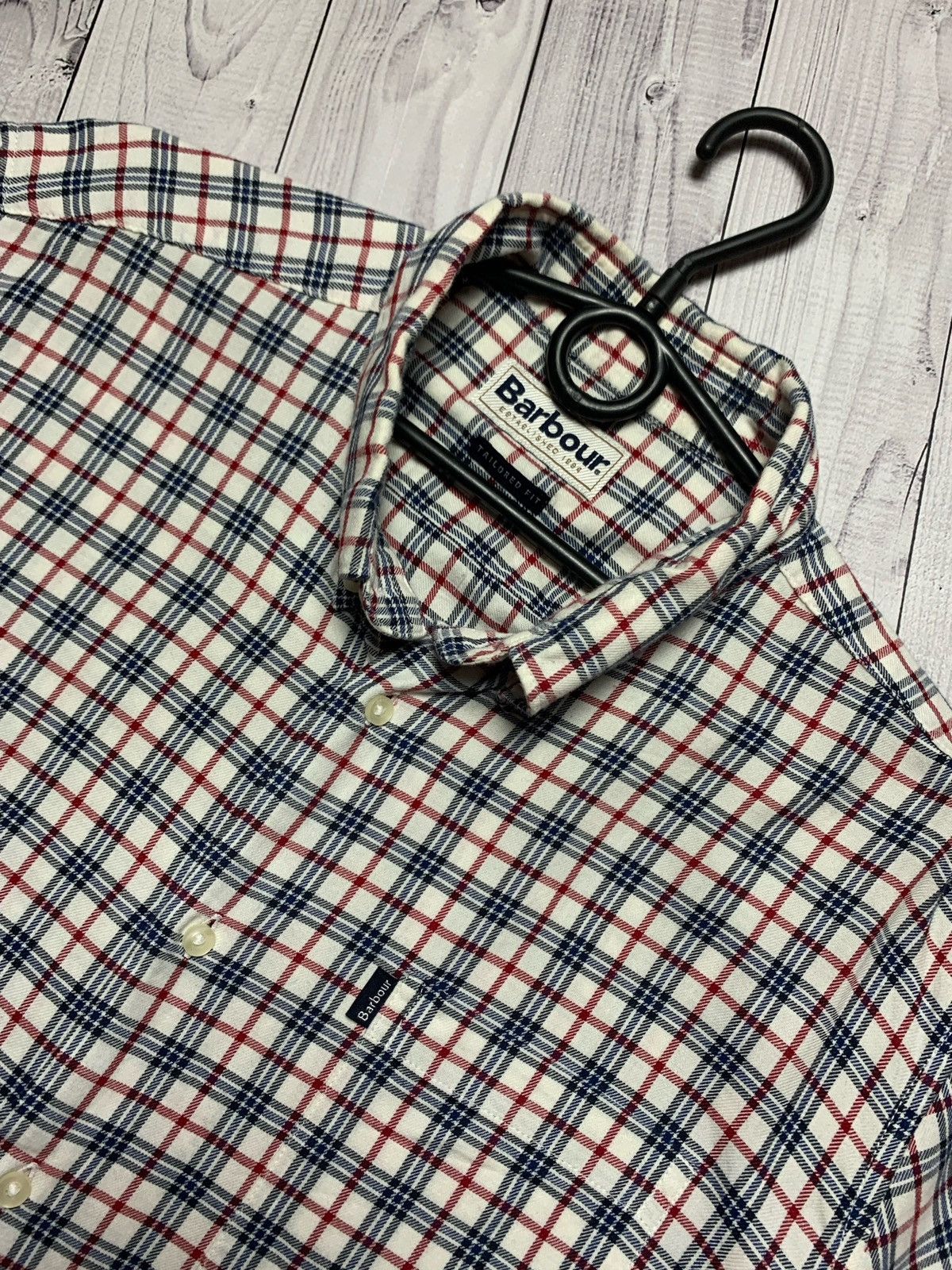 Barbour × Vintage Barbour vintage shirt plaid Size L Size US L / EU 52-54 / 3 - 2 Thumbnail