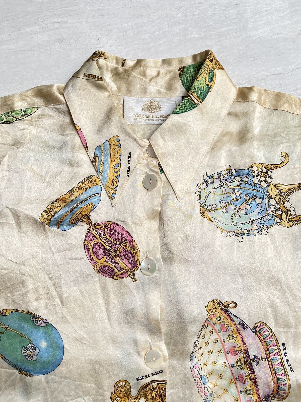 Designer × Japanese Brand Desiles By Beatrice Zanetta Motive Shirt Size US M / EU 48-50 / 2 - 9 Thumbnail