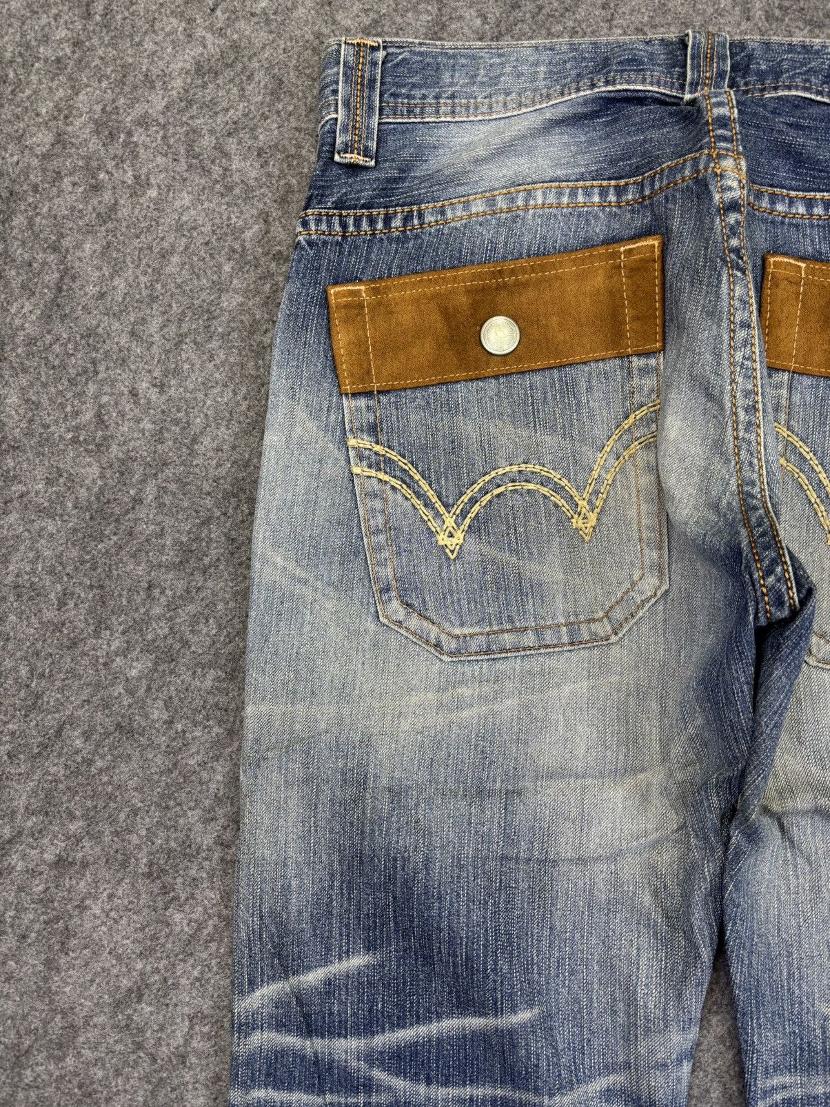 Edwin EDWIN Navajo Designer Stylish Fades Bush Pant Denim F862 Size US 33 - 11 Thumbnail