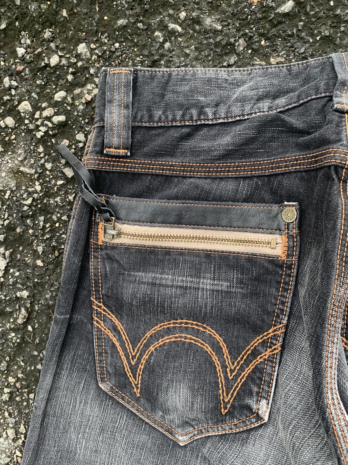 Edwin EDWIN 503 NAVAJO STYLE FADED & RUSTY MUDMAX DISTRESSED DENIM Size US 31 - 11 Thumbnail