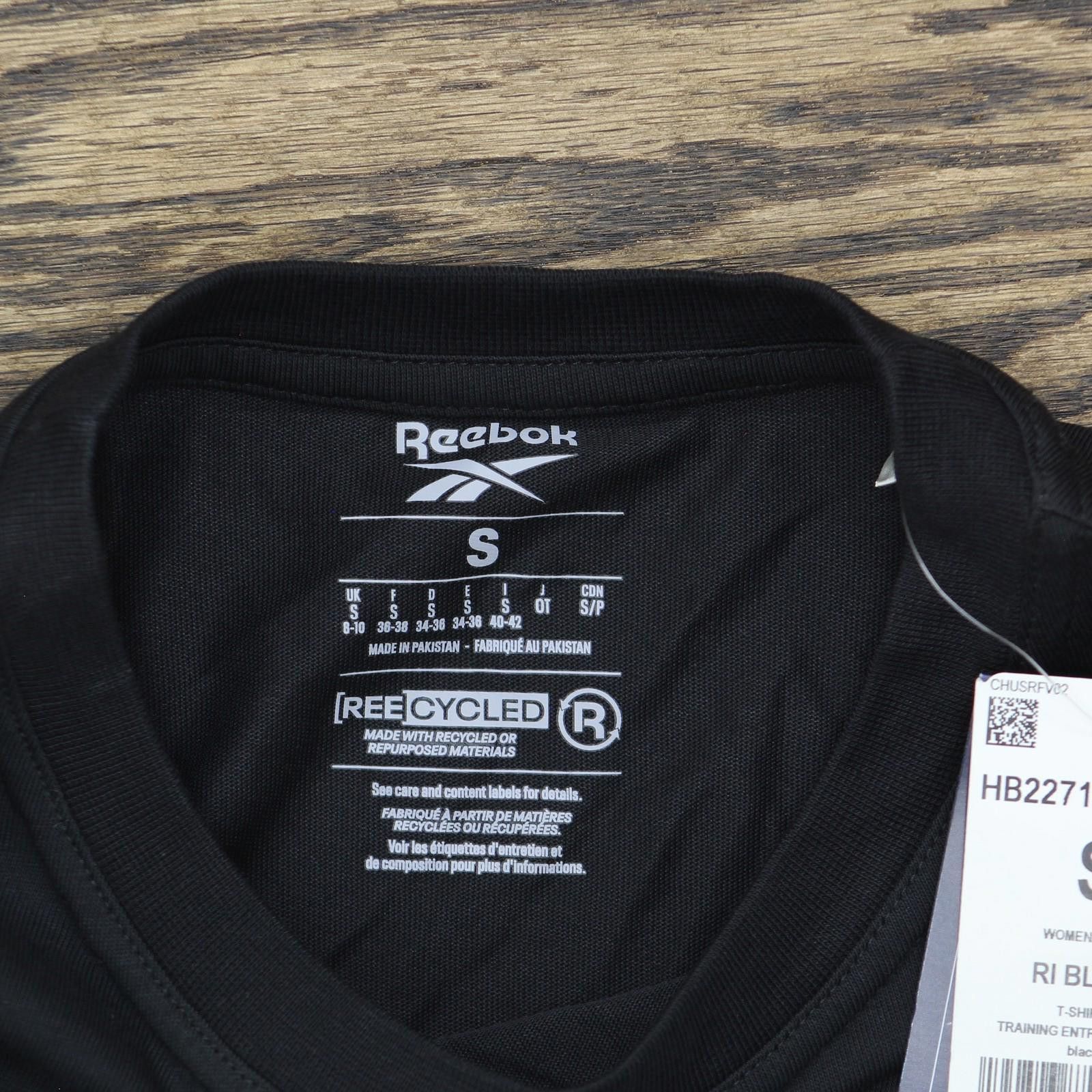 Reebok Reebok Womens Graphic Big Logo Tee Hb2271 Black S Size S / US 4 / IT 40 - 4 Thumbnail