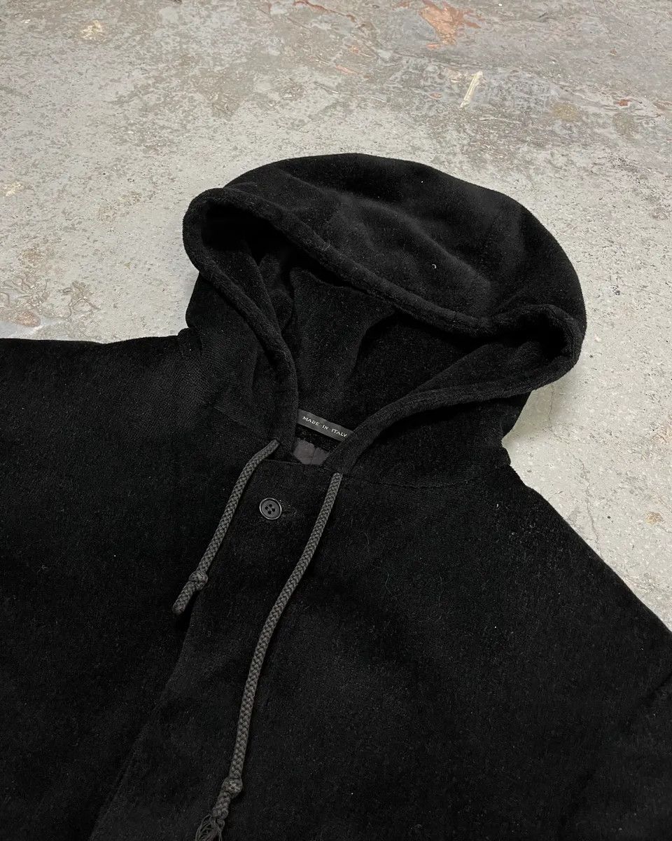 Emporio Armani 1990s Emporio Armani Black Hooded Blazer Jacket Size US S / EU 44-46 / 1 - 5 Thumbnail