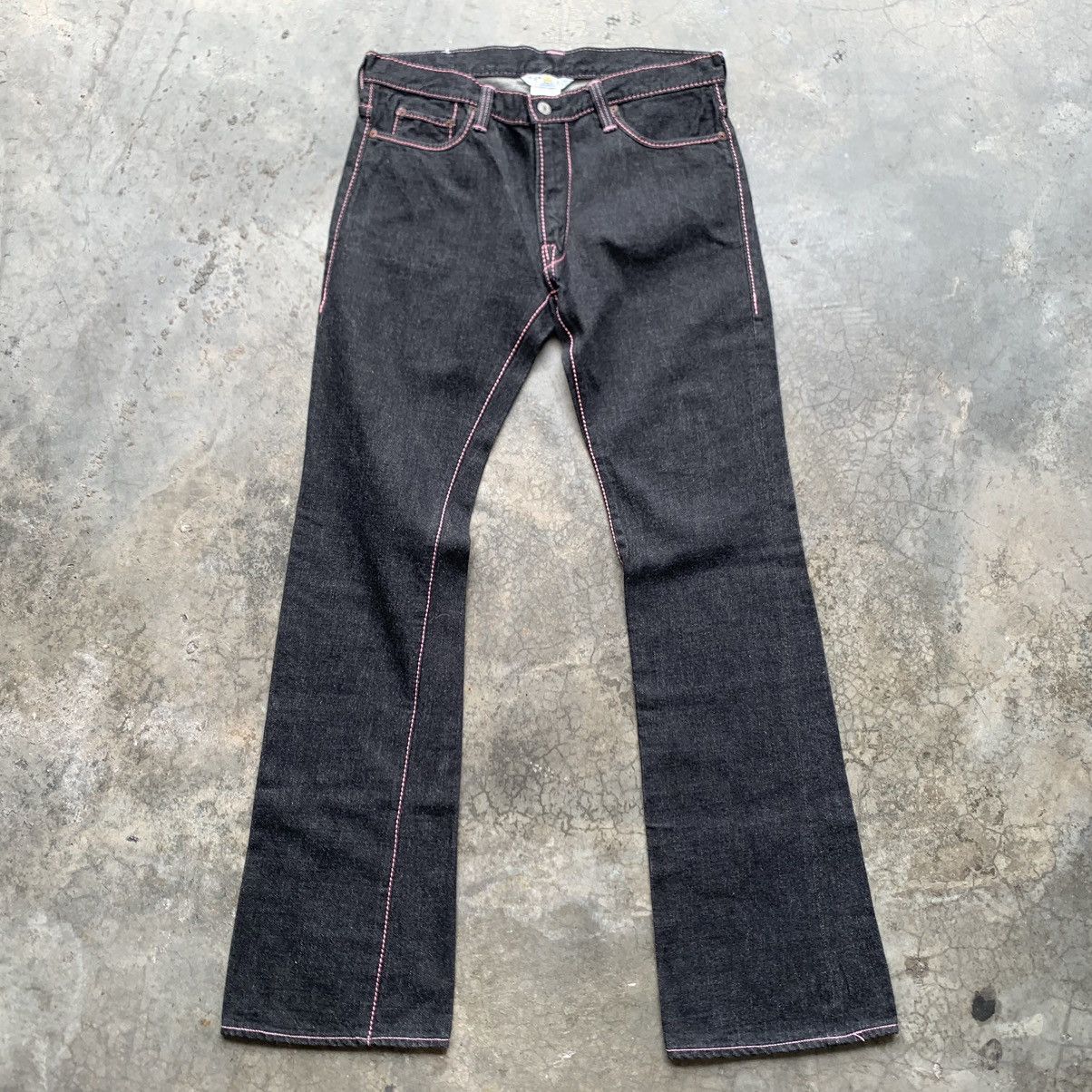 Japanese Brand Skull Jeans Bootcut Flare Jeans Size 34x34 Size 34" / US 12 / IT 48 - 1 Thumbnail