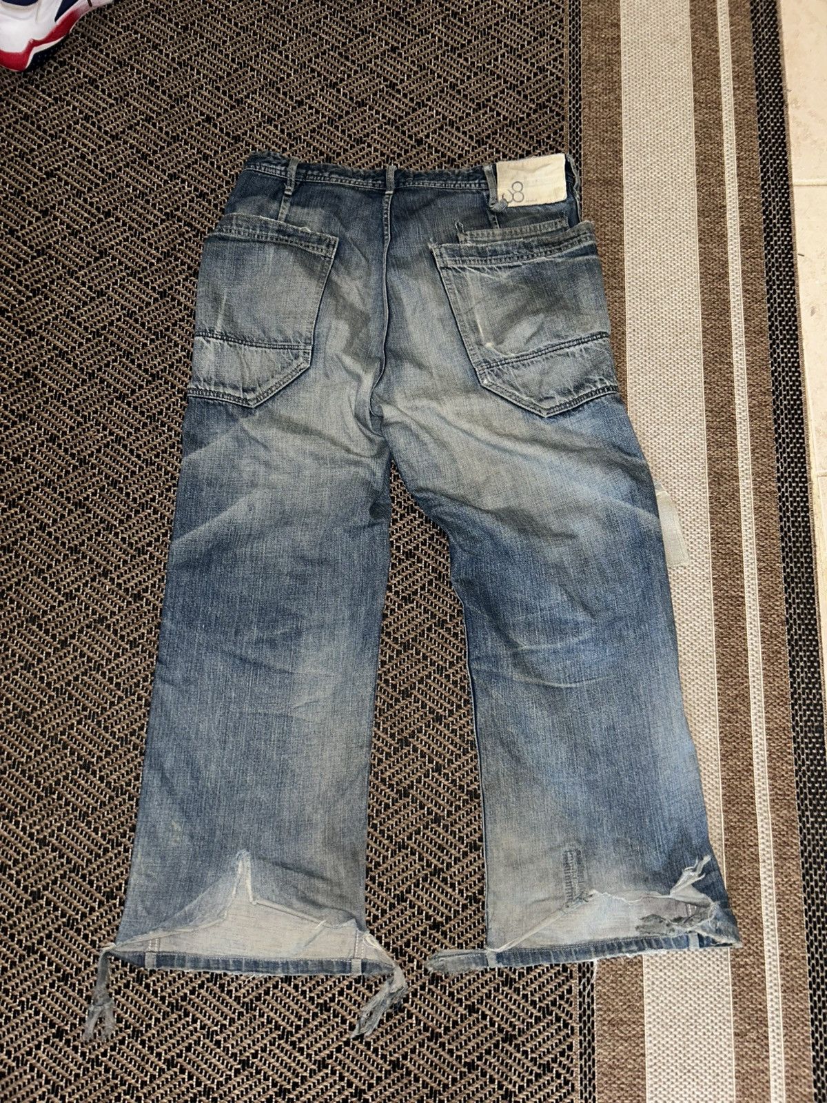 Johnbull John Bull Baggy Gardener Rusty Distressed Denim Size US 32 / EU 48 - 2 Thumbnail