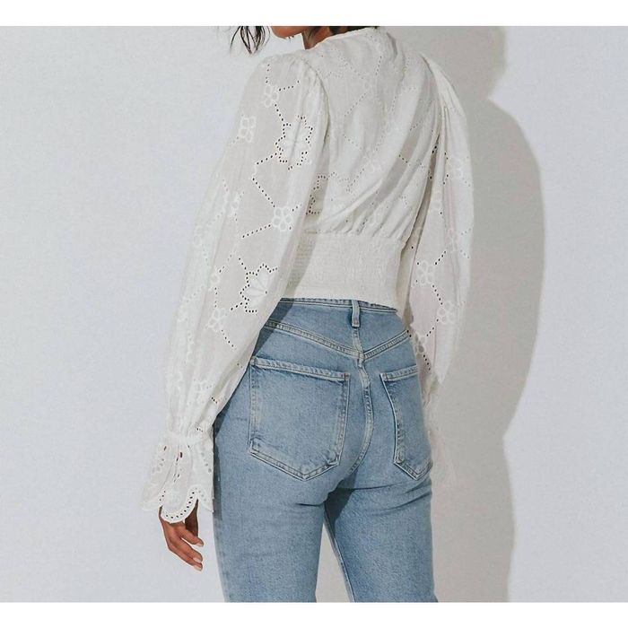 Cleobella Clementine Blouse In Ivory | Grailed