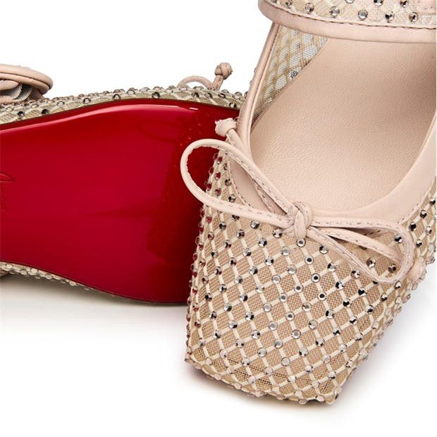 Christian Louboutin Mamastrapitina Ballerinas Size US 8 / IT 38 - 6 Thumbnail