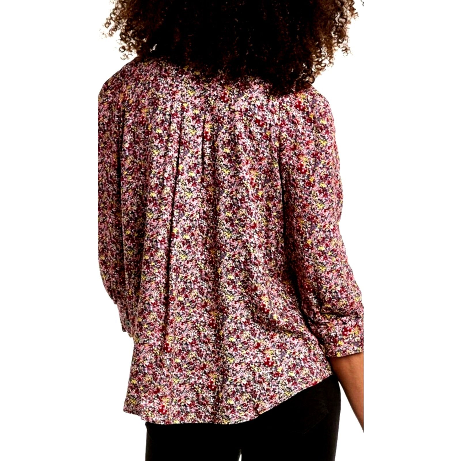 Zadig & Voltaire Zadig & Voltaire Touch Ao Liberty Top Neck Ties Rose XS Size XS / US 0-2 / IT 36-38 - 3 Thumbnail