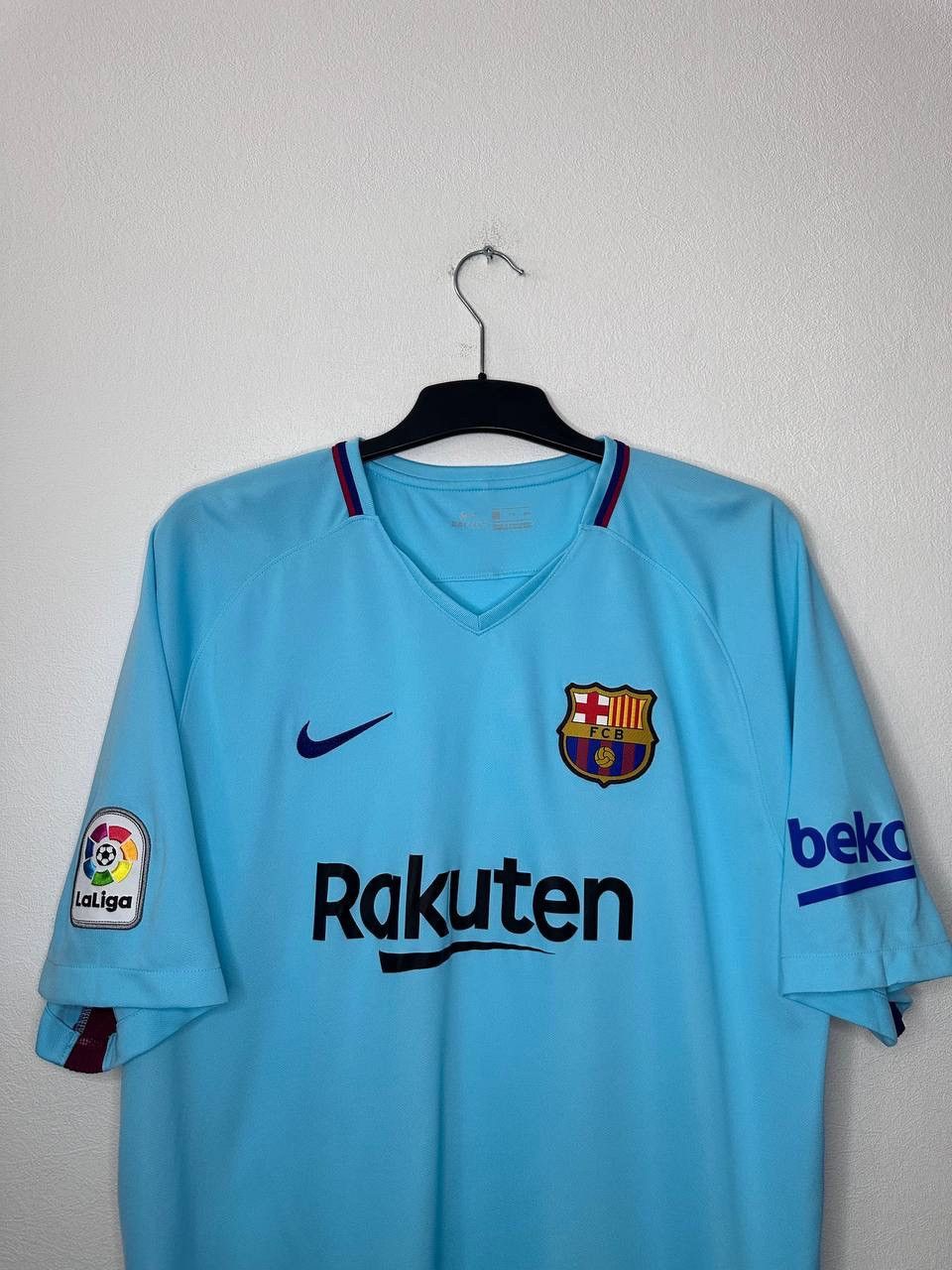 Nike Nike FC Barcelona Away Jersey 2017/18 Blue Rakuten Size XXL Size US XXL / EU 58 / 5 - 3 Thumbnail