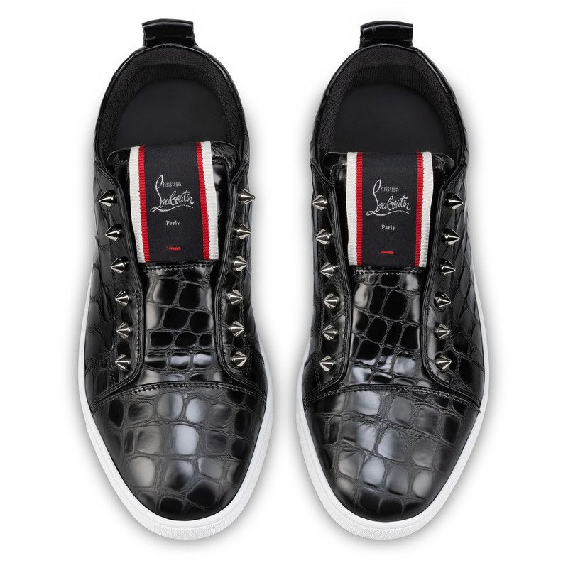 Christian Louboutin os11x0526 F.A.V Fique A Vontade Sneakers in Black Size US 8 / EU 41 - 4 Thumbnail