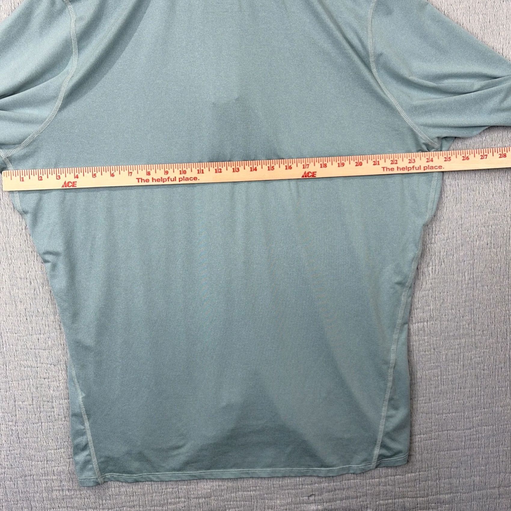 Vintage Swannies Pullover Mens 2XL Blue Green 1/4 Zip Performance Golf Shirt Long Sleeve Size US XXL / EU 58 / 5 - 6 Thumbnail
