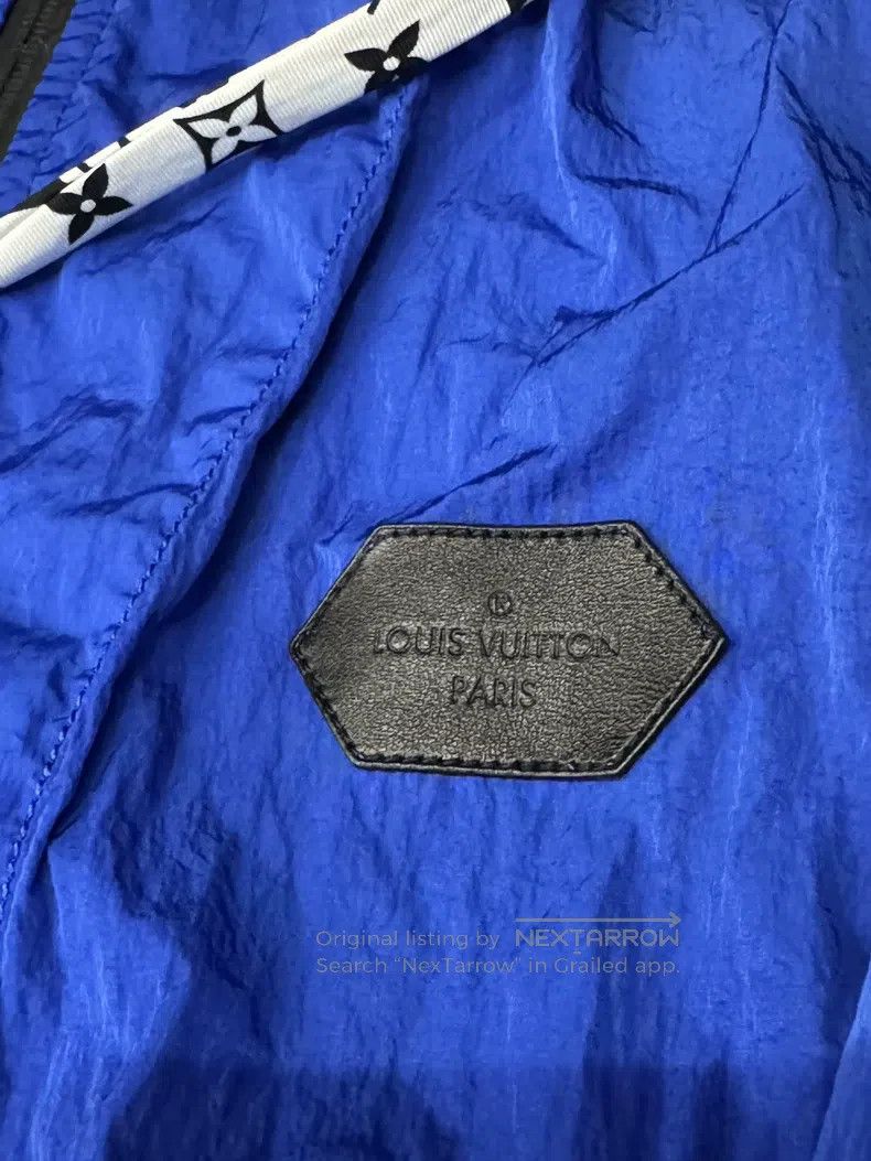 Louis Vuitton Louis Vuitton Blue presbyopic drawstring zip jacket Size XS / US 0-2 / IT 36-38 - 4 Thumbnail