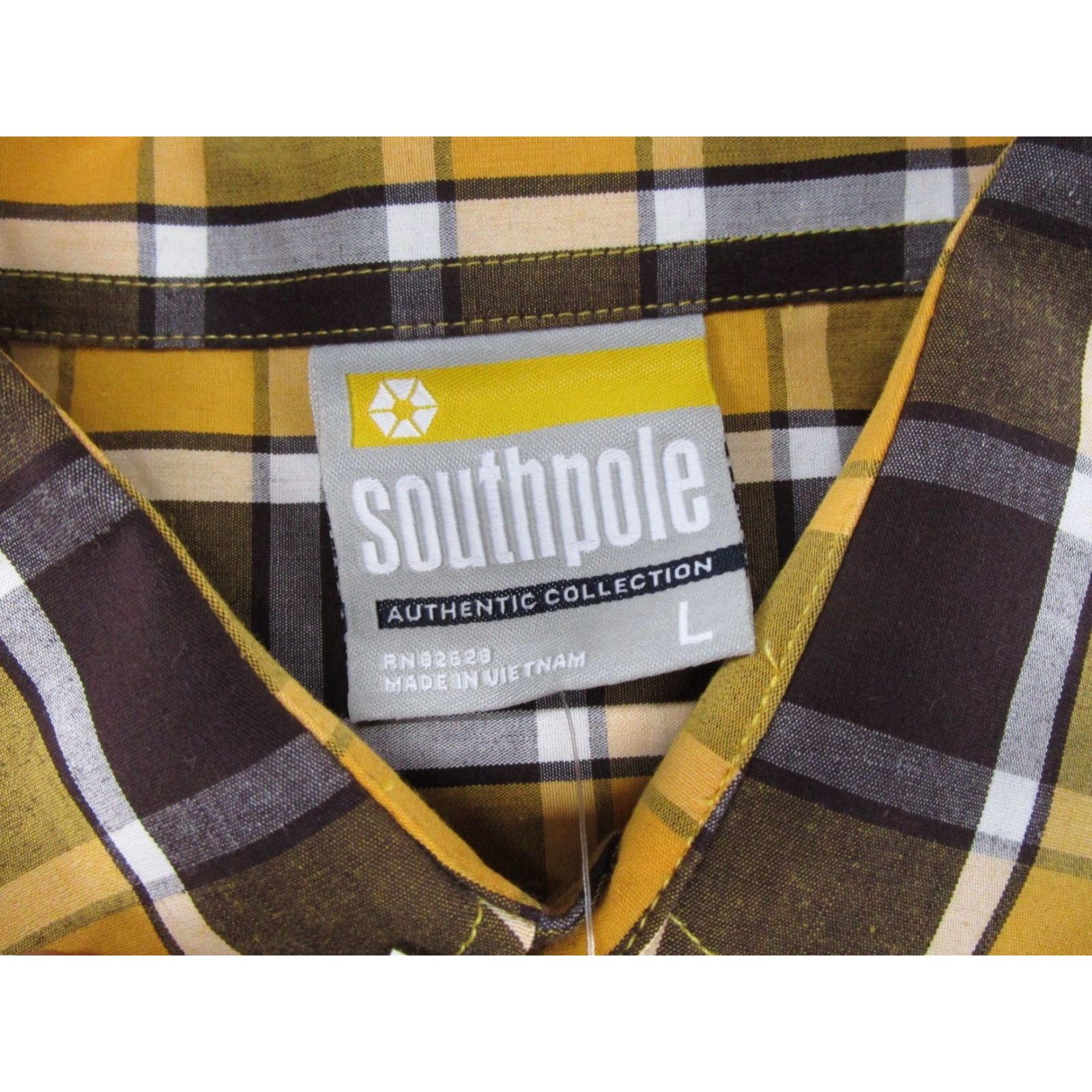 Southpole VTG Y2K SouthPole Mens XL Long Sleeve Flannel Shirt Baggy Hip Hop NWT Size US XL / EU 56 / 4 - 2 Thumbnail