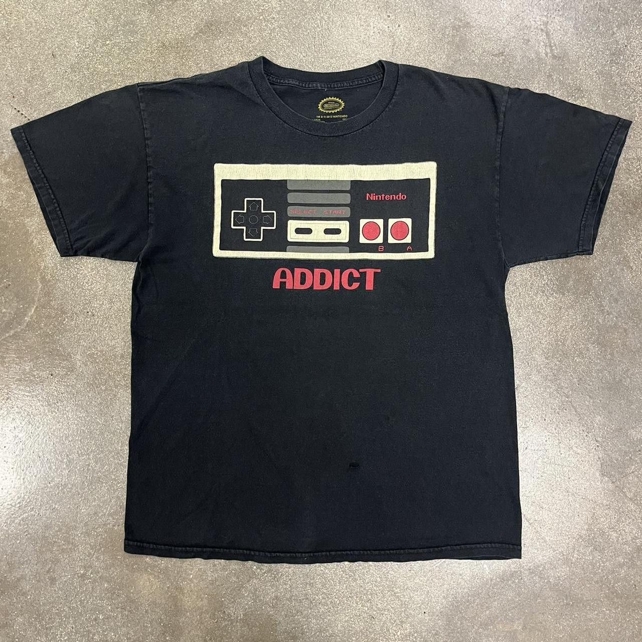 Nintendo 2012 Nintendo Addict Gamer Graphic T shirt Size US L / EU 52-54 / 3 - 1 Thumbnail