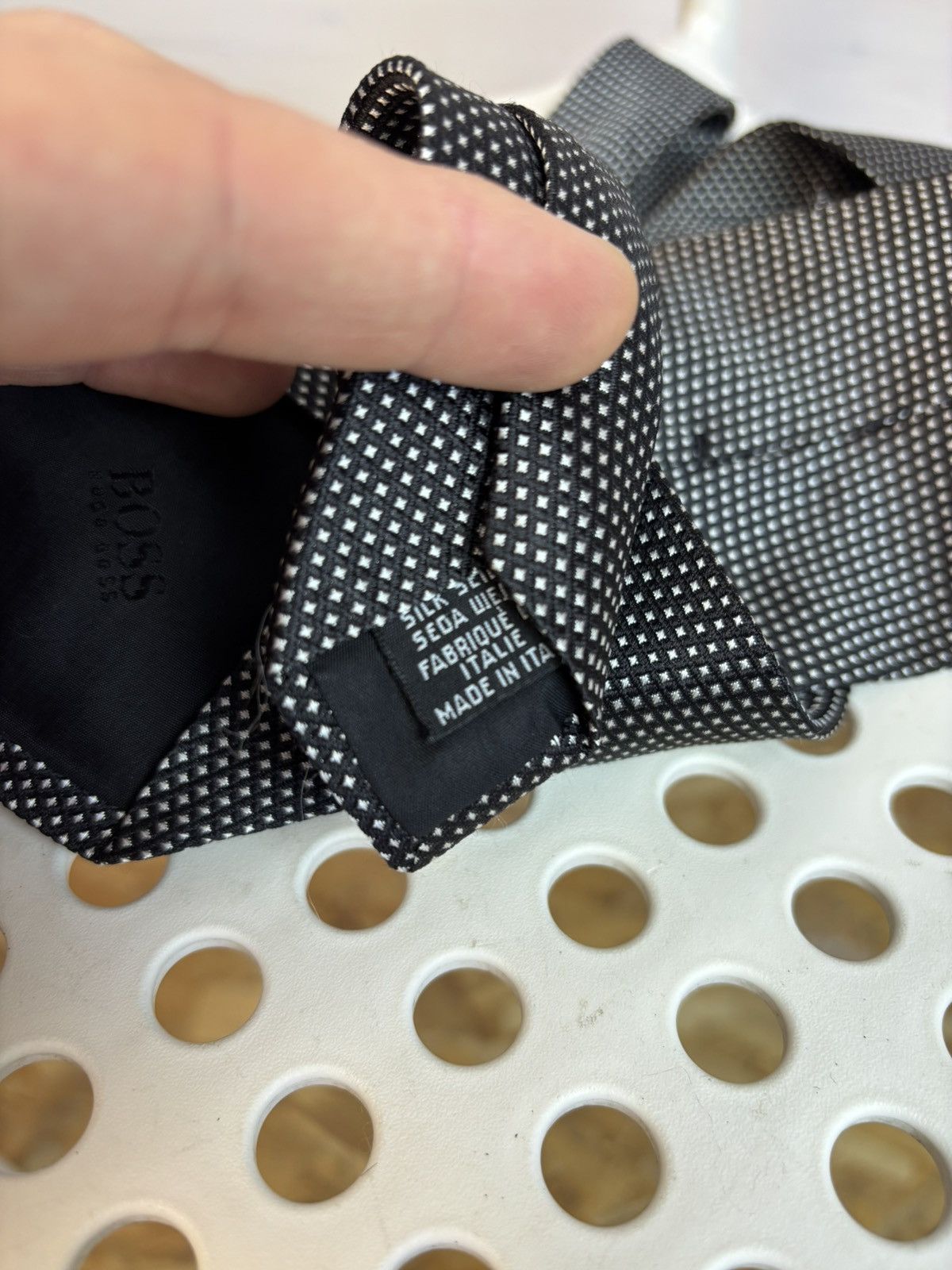 Hugo Boss Hugo Boss Silk Tie Size ONE SIZE - 4 Thumbnail