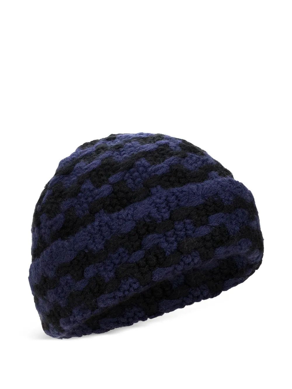 Aime Leon Dore (size S) ALD HOUNDSTOOTH BEANIE "BLACK" Size ONE SIZE - 2 Thumbnail
