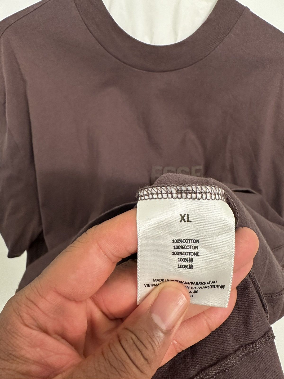 Essentials Fear of God Essentials Tee Plum Size US XL / EU 56 / 4 - 4 Thumbnail
