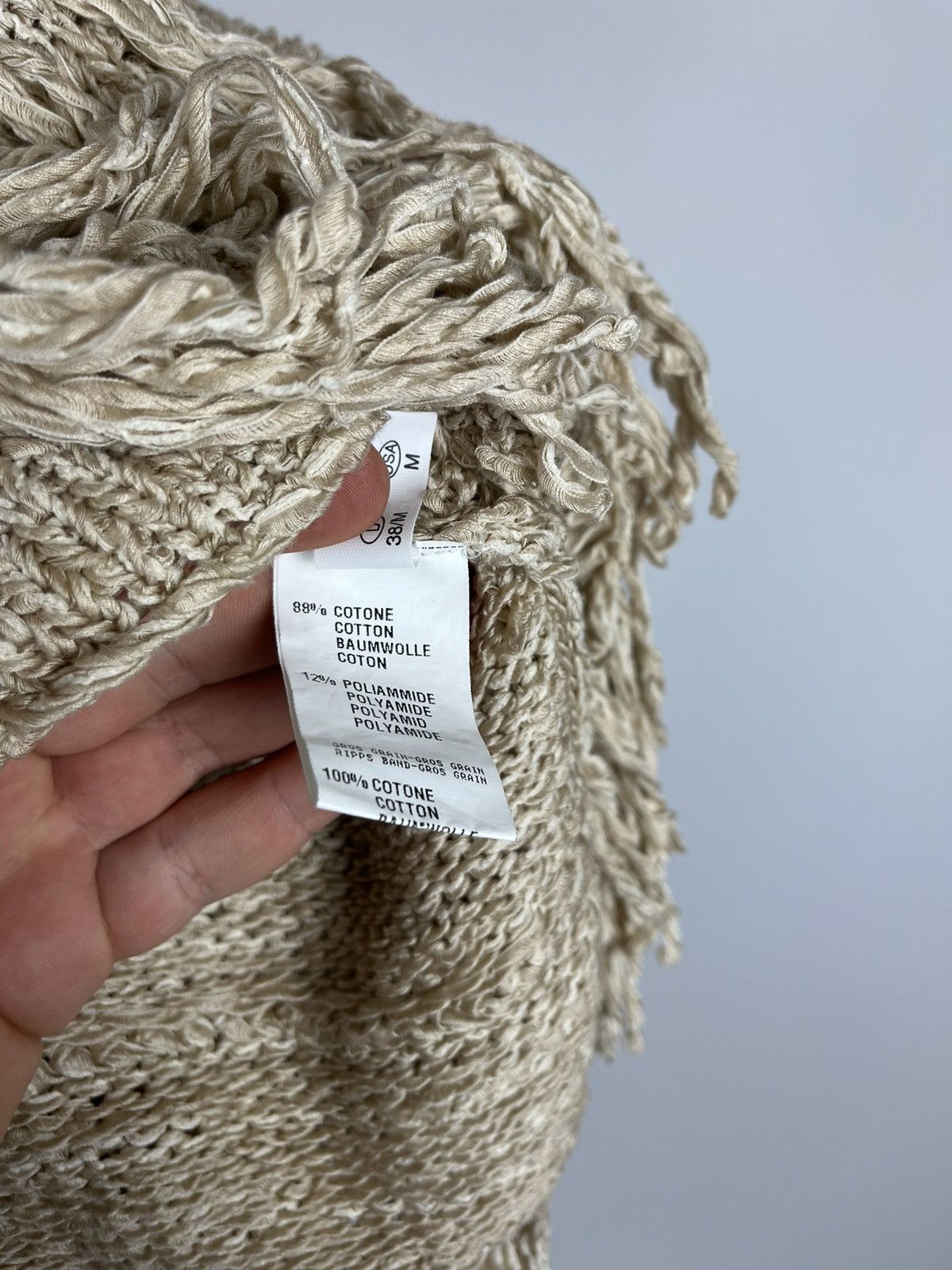 Designer × Fabiana Filippi Fabiana Filippi Oversize Cardigan Fringe Trim Size M (0330) Size M / US 6-8 / IT 42-44 - 8 Thumbnail