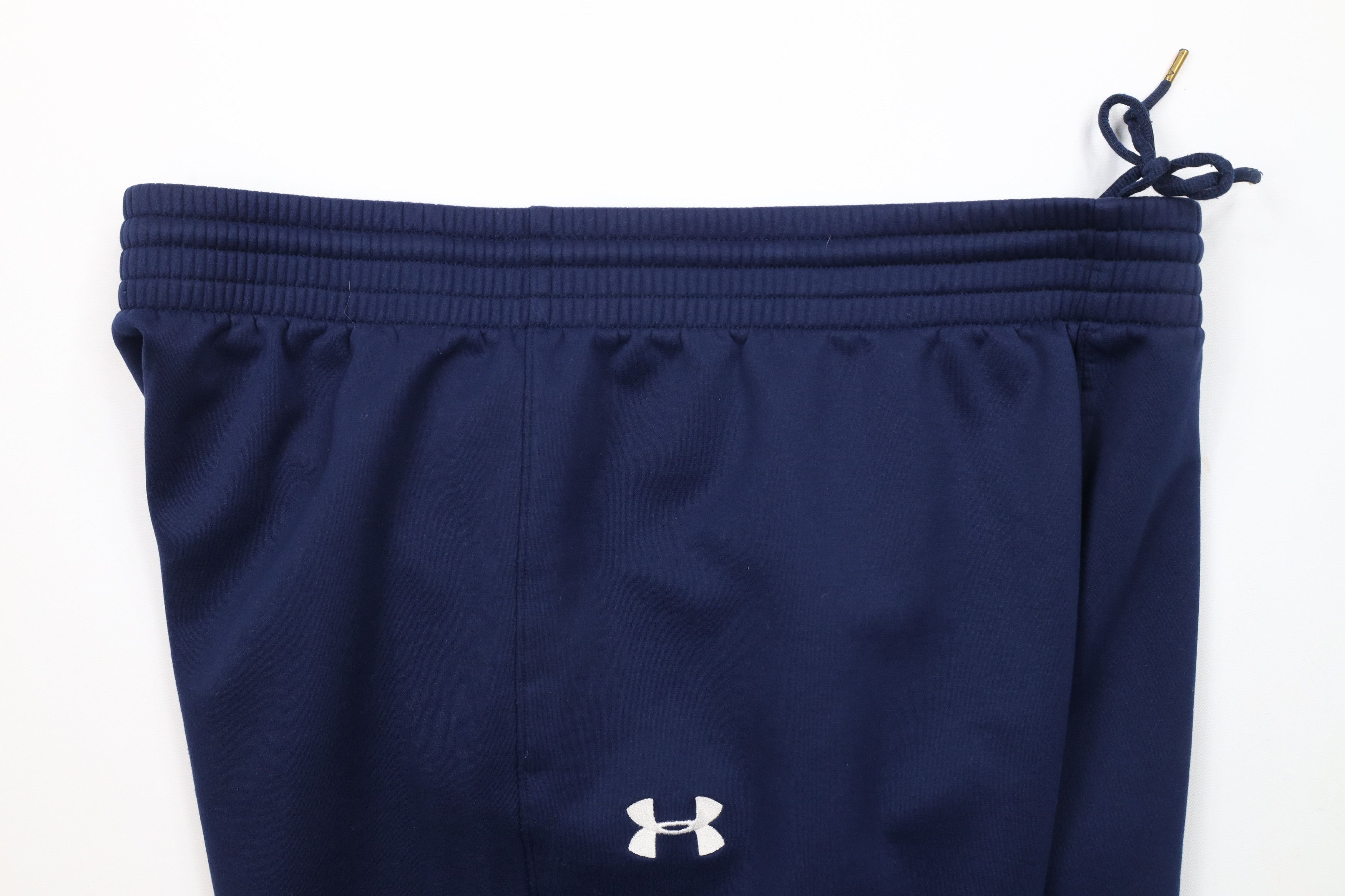 Under Armour × Vintage Vintage Under Armour Cuffed Sweatpants Joggers Navy Blue Size US 36 / EU 52 - 9 Thumbnail