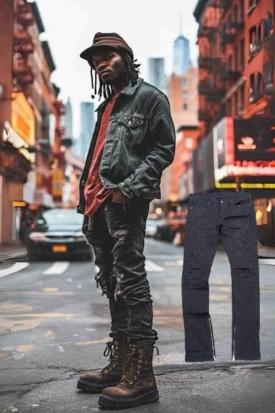 Gostar De Fuga Ripped Black Denim Skinny Outfits