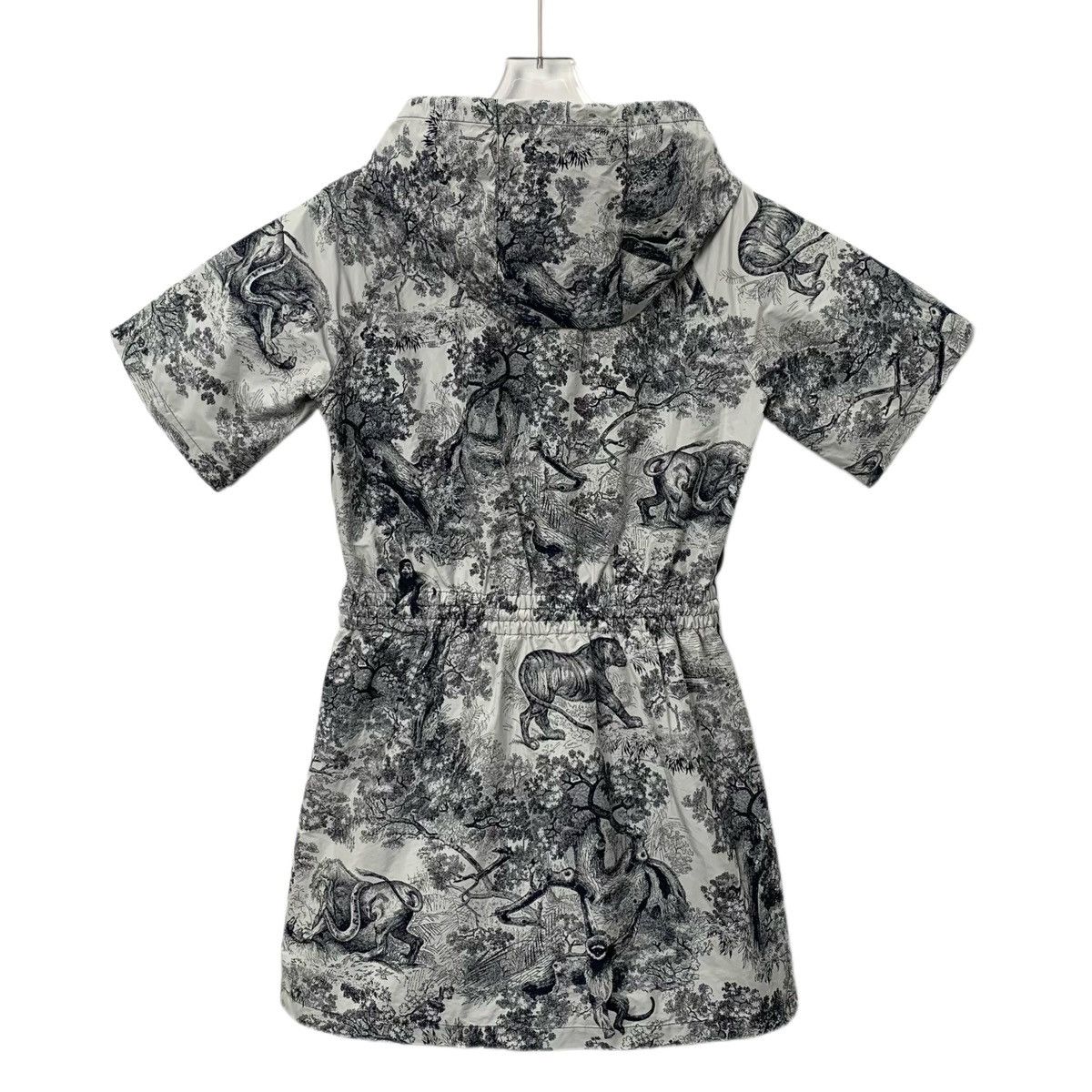 Dior Christian Dior Colorblocked Animal Jungle Print Hooded Dress Size XS / US 0-2 / IT 36-38 - 2 Thumbnail