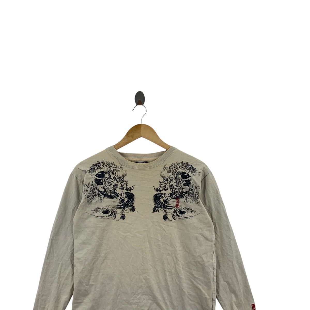 Vintage Vintage SUKAJAN JAPAN DRAGON RYU Bullet Noise Tee Shirt Top Size M / US 6-8 / IT 42-44 - 2 Thumbnail