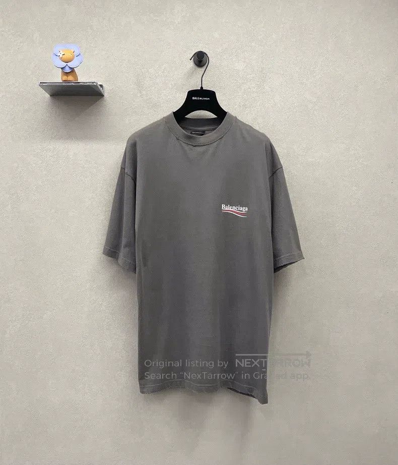 Balenciaga Balenciaga Grey Short Sleeve T-Shirt Size US XS / EU 42 / 0 - 1 Thumbnail