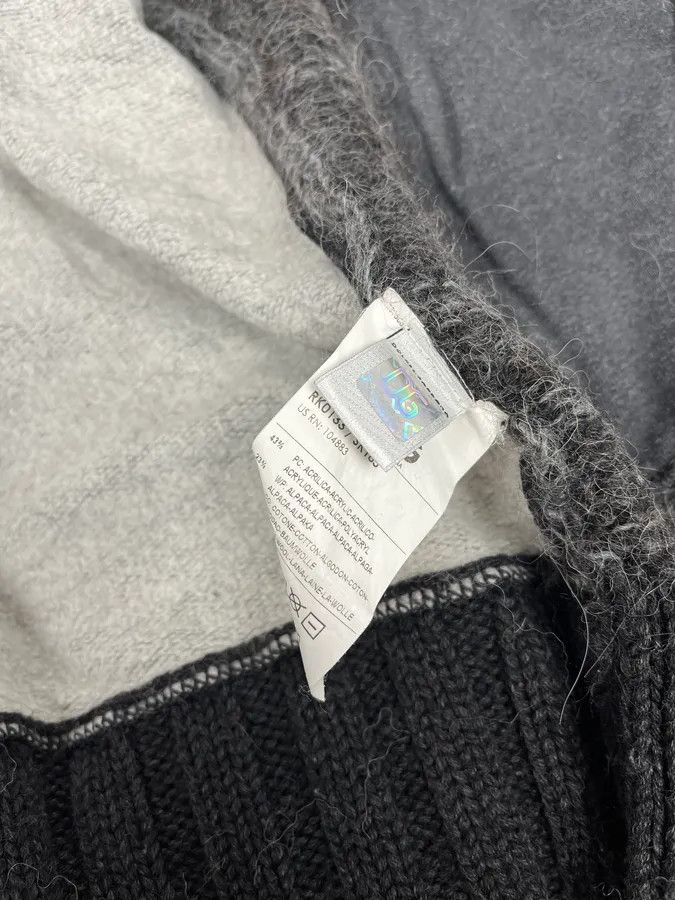 Dolce & Gabbana 2000s Dolce & Gabbana Gradient Grey Wool Zip-Up Sweater Size US M / EU 48-50 / 2 - 11 Thumbnail