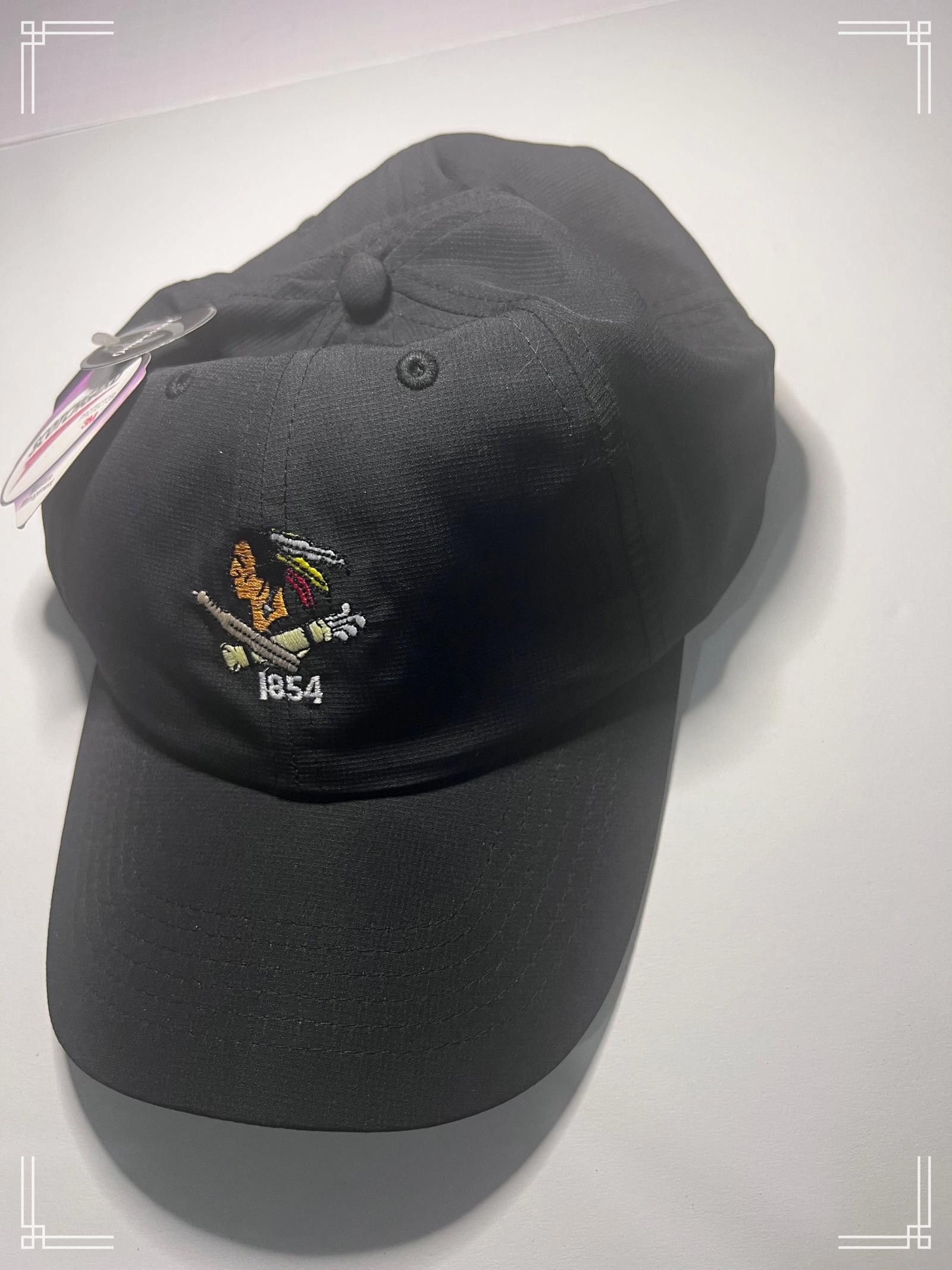 Designer Black 1854 Embroidered Baseball Cap Size ONE SIZE - 1 Thumbnail