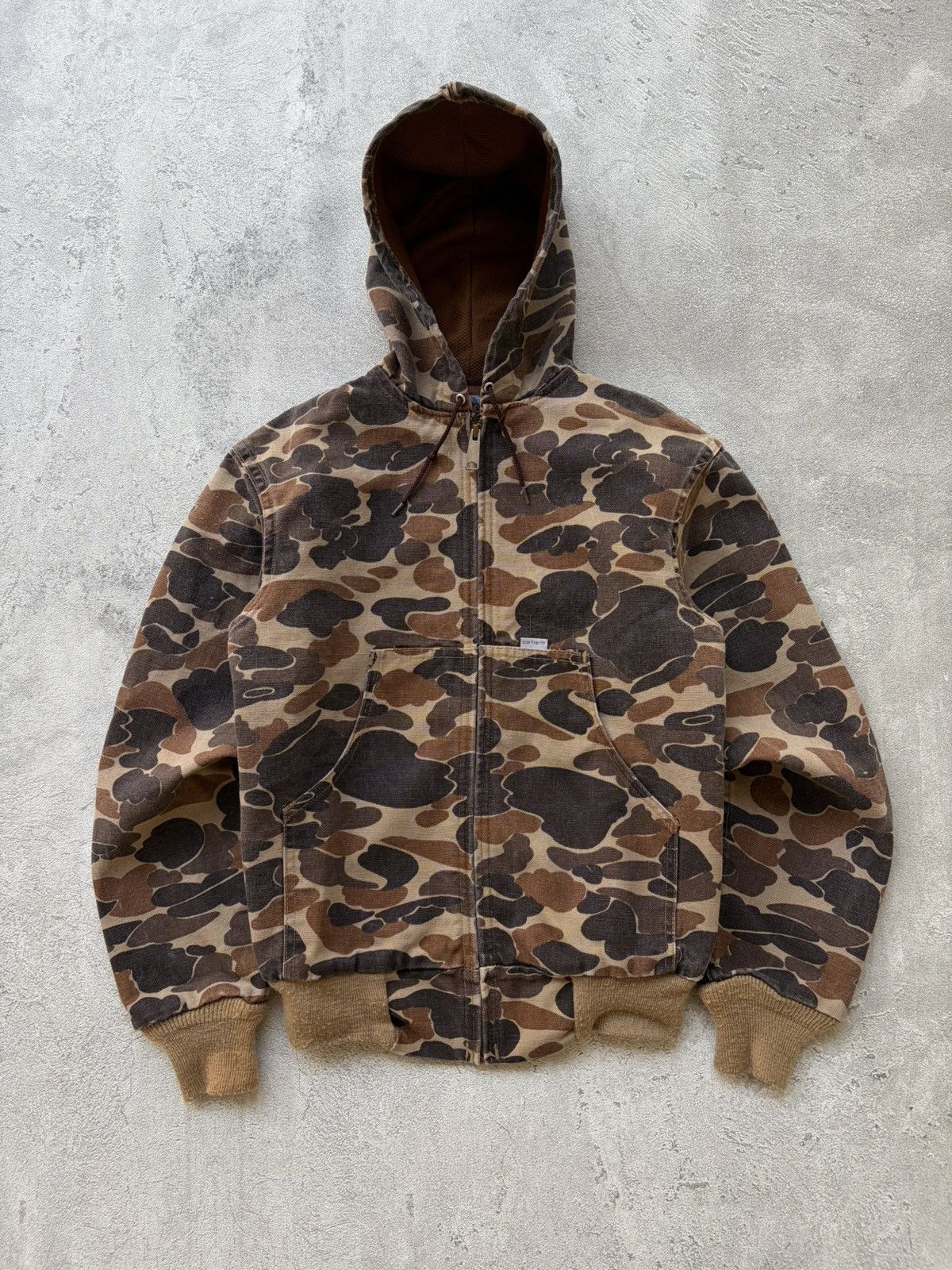 Carhartt VINTAGE 80’s CARHARTT ACTIVE JR123 CAMO JACKET BAPE LOOKS Size US S / EU 44-46 / 1 - 4 Thumbnail