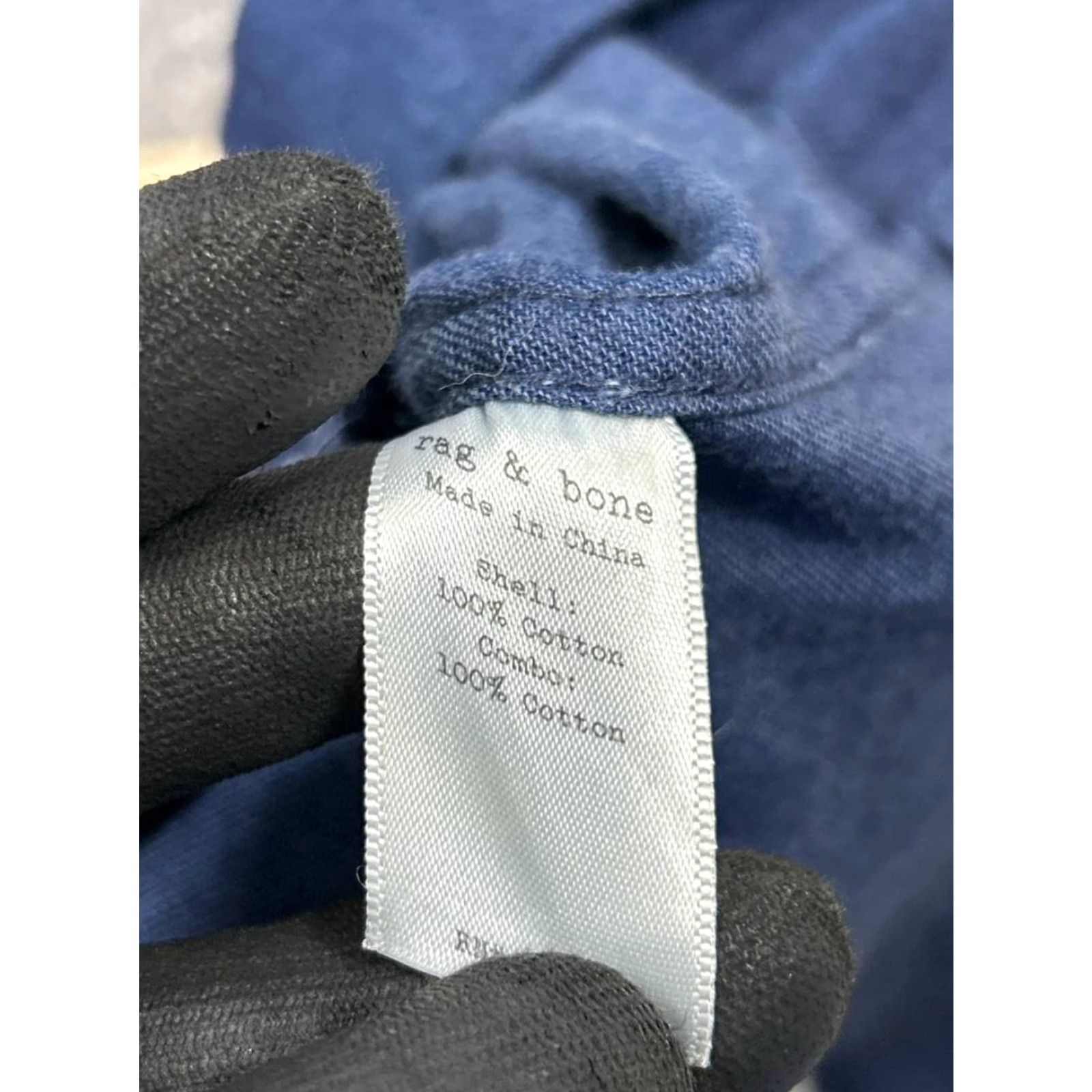 Rag & Bone Rag & Bone Romper Womens Small Blue Cotton Size 28" / US 6 / IT 42 - 4 Thumbnail