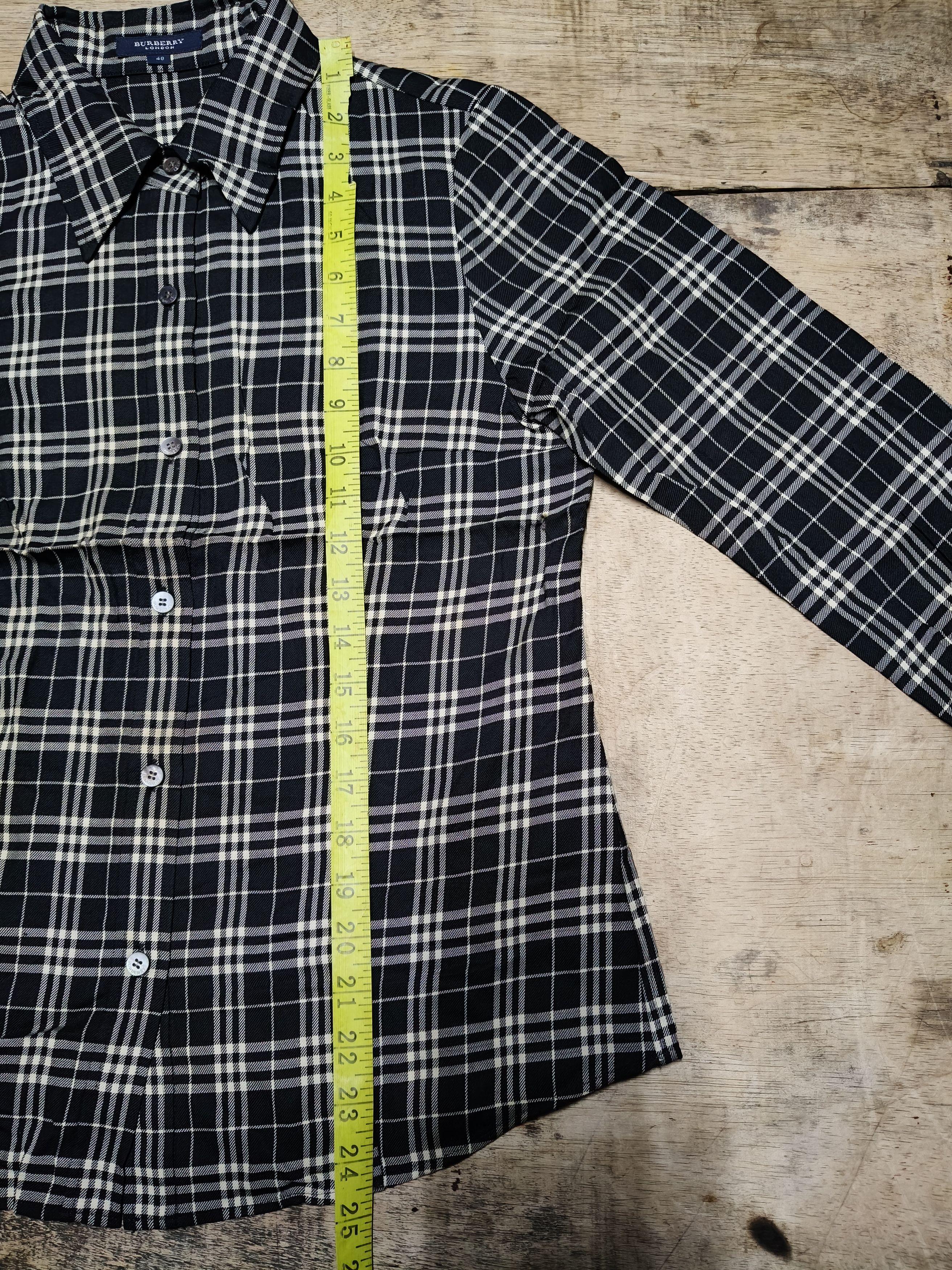 Burberry Burberry Nova Plaid Flannel Wool Size S / US 4 / IT 40 - 13 Thumbnail