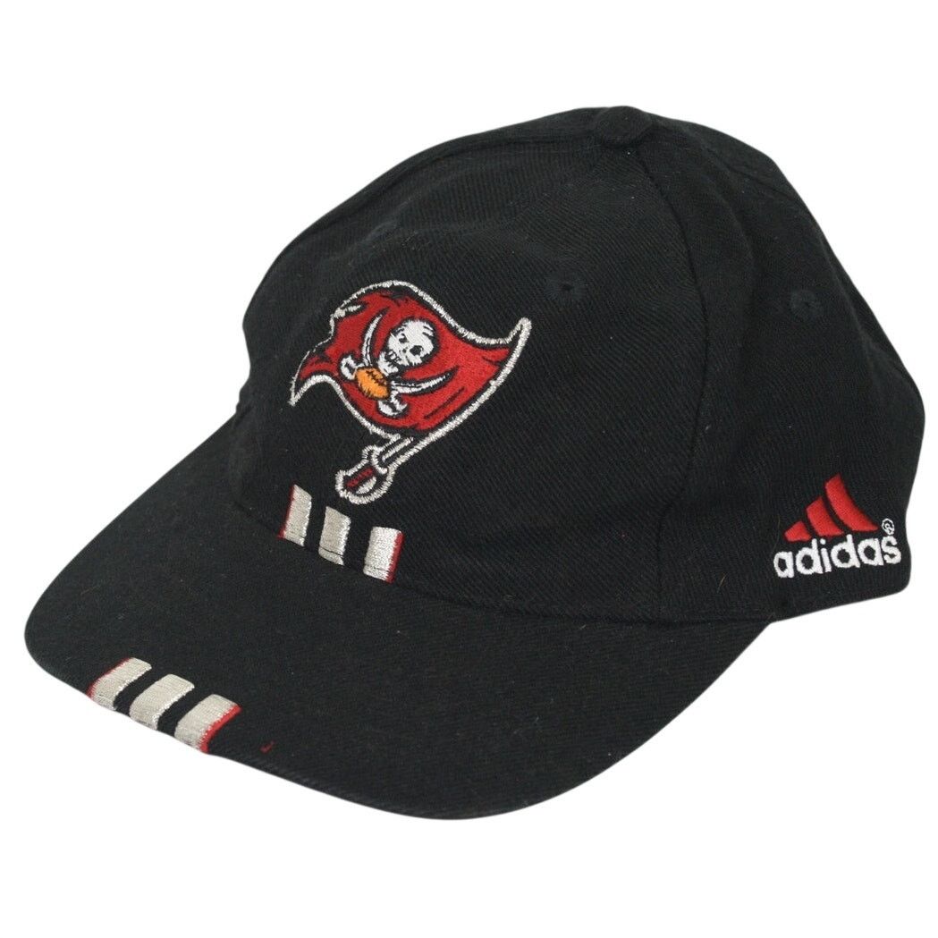 Adidas × NFL × Vintage Vintage Y2K Tampa Bay Buccaneers Adidas 3 Stripe Hat 7 1/2 Size ONE SIZE - 1 Thumbnail