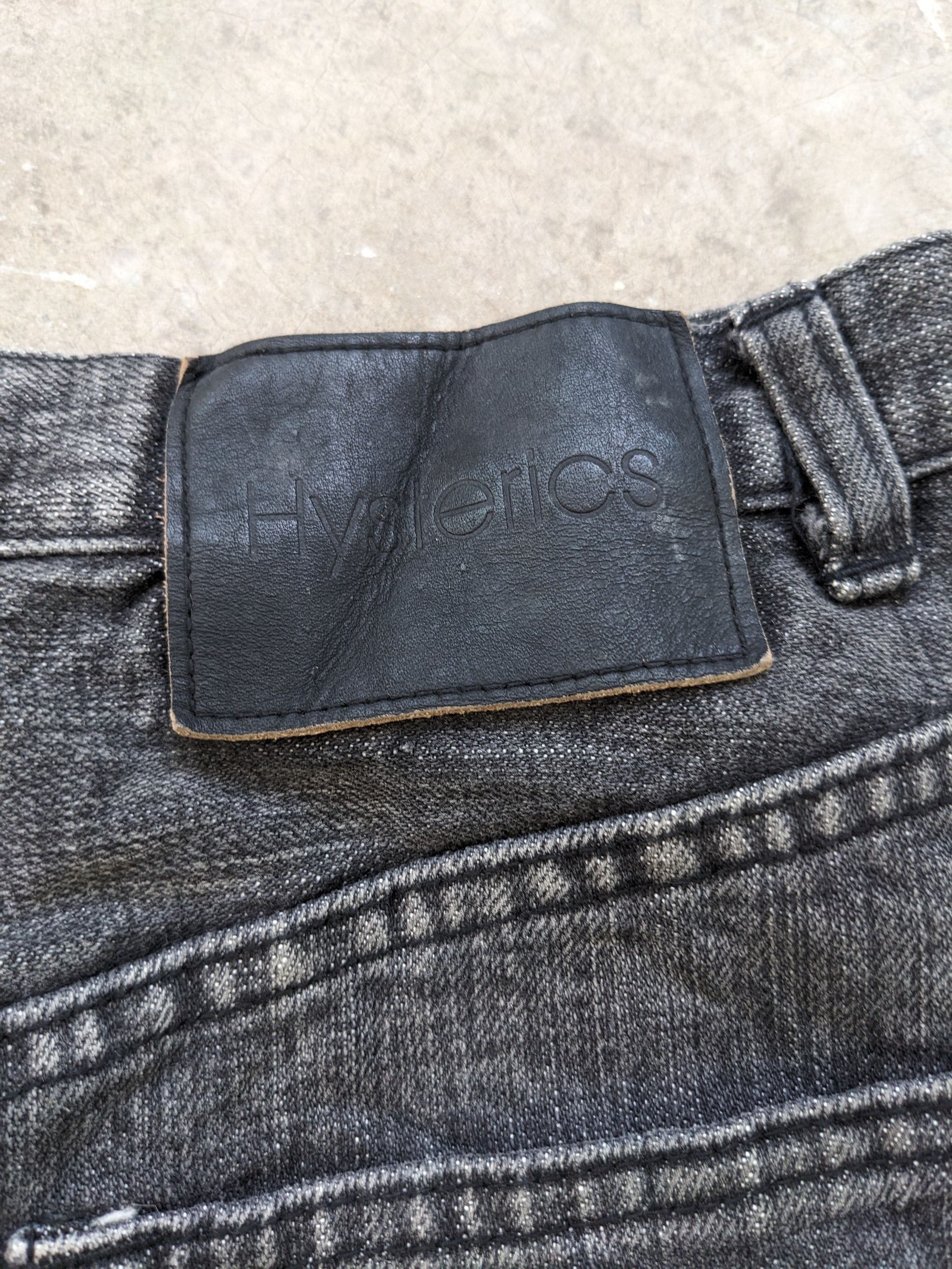 Hysteric Glamour × Japanese Brand × Seditionaries 🇯🇵 Vintage 1990s Hysteric Glamour Denim Skirt Distressed Size 29" - 8 Thumbnail