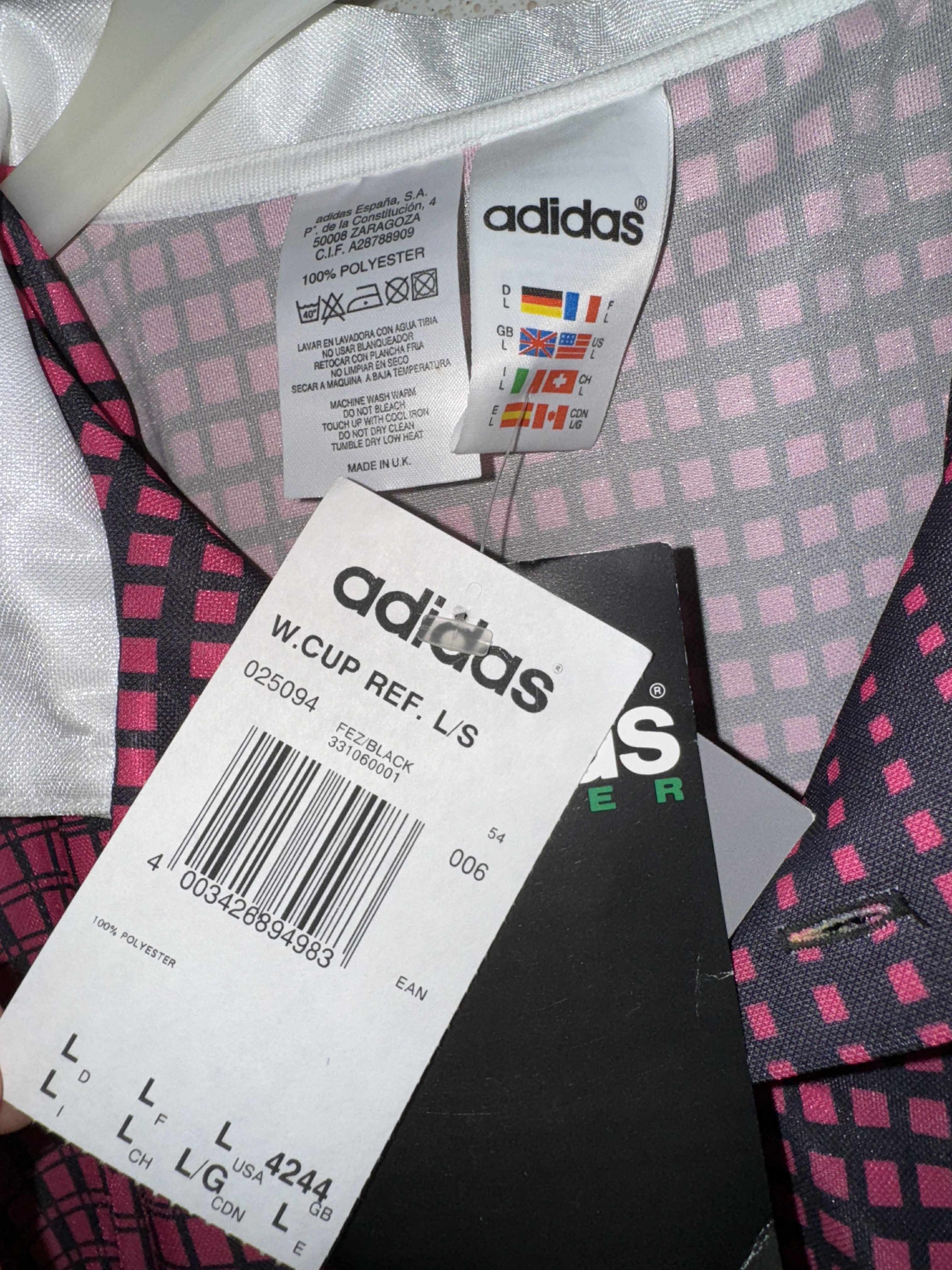 Adidas Referee 1994/95 Vintage World Cup Shirt BNWT Size US L / EU 52-54 / 3 - 3 Thumbnail