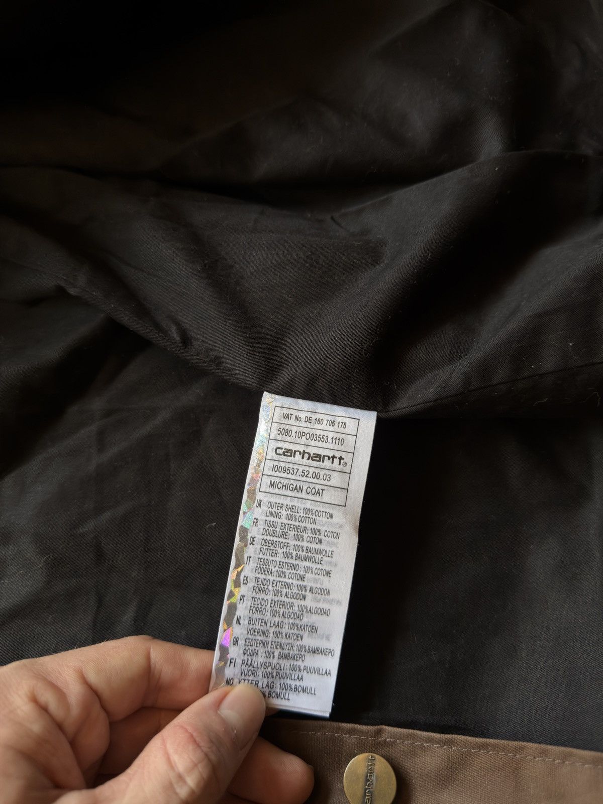 Carhartt Carhartt work jacket michigan Size US L / EU 52-54 / 3 - 9 Thumbnail
