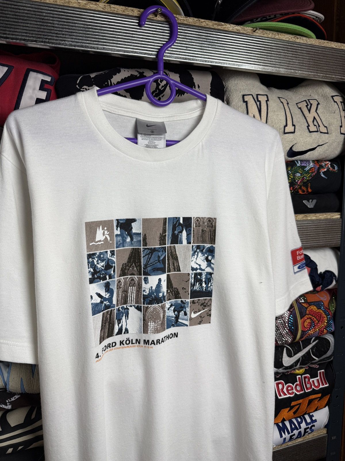 Ford Nike Ford Koln Marathon Vintage T-Shirt Size US M / EU 48-50 / 2 - 3 Thumbnail