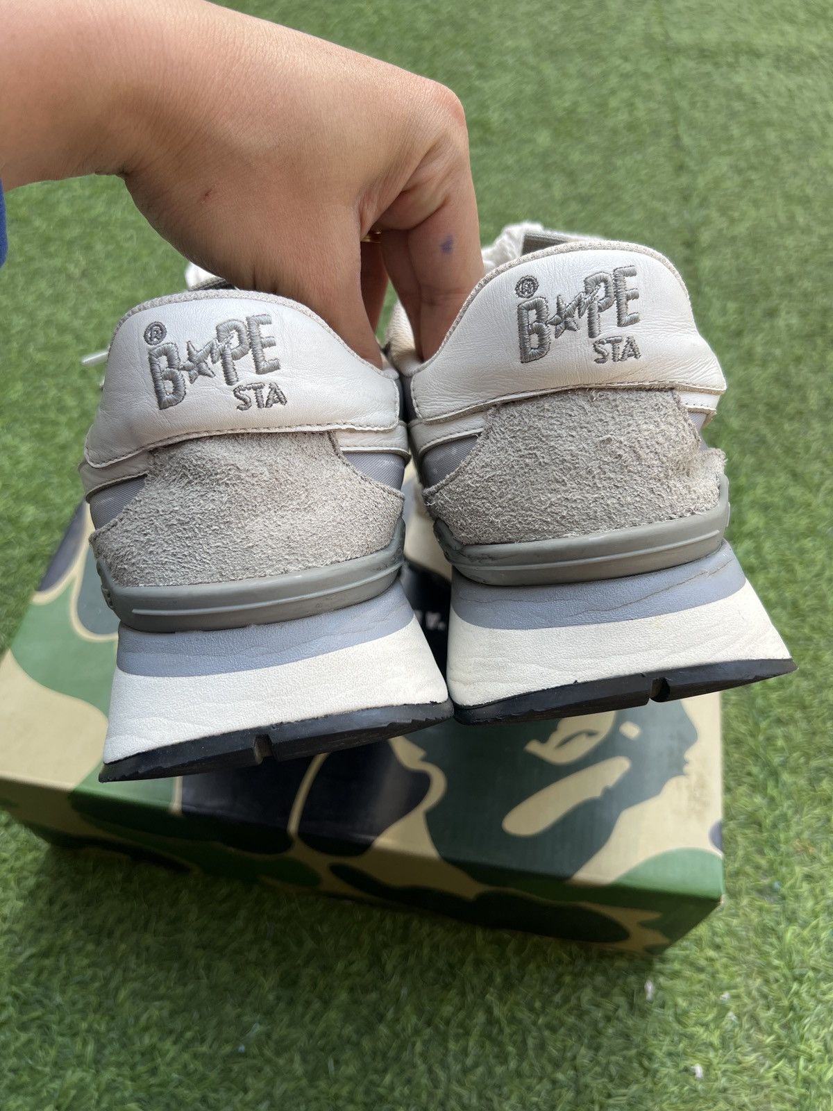 Bape Bape Sta Road Express #1 M2 Grey Size US 10 / EU 43 - 5 Thumbnail