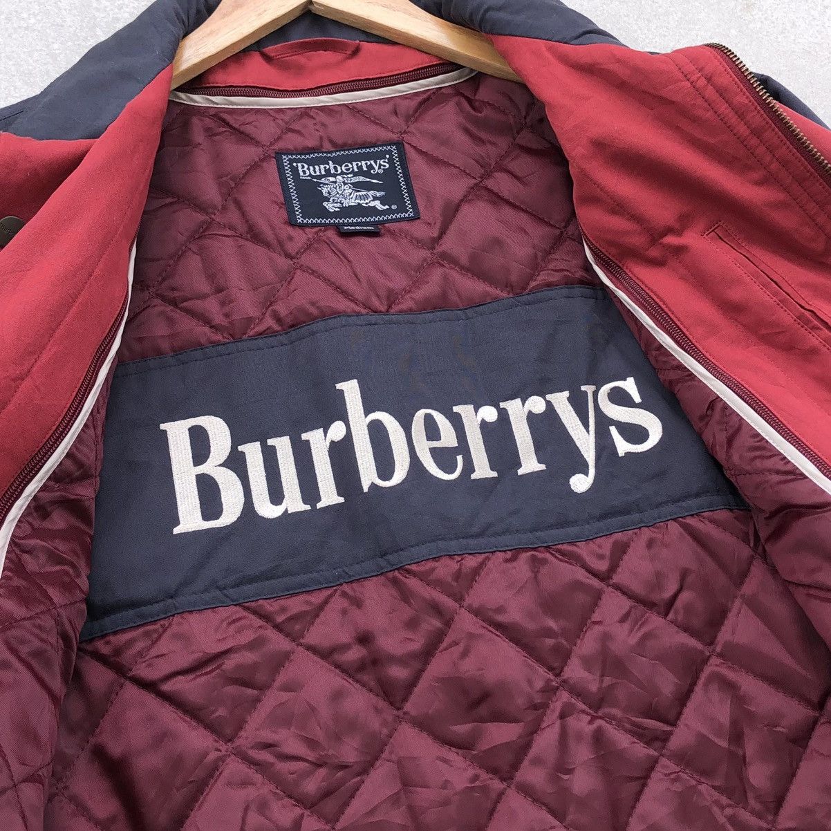 Burberry Vintage Burberrys Prorsum Lined Big Logo Bomber Jacket Size US M / EU 48-50 / 2 - 4 Thumbnail