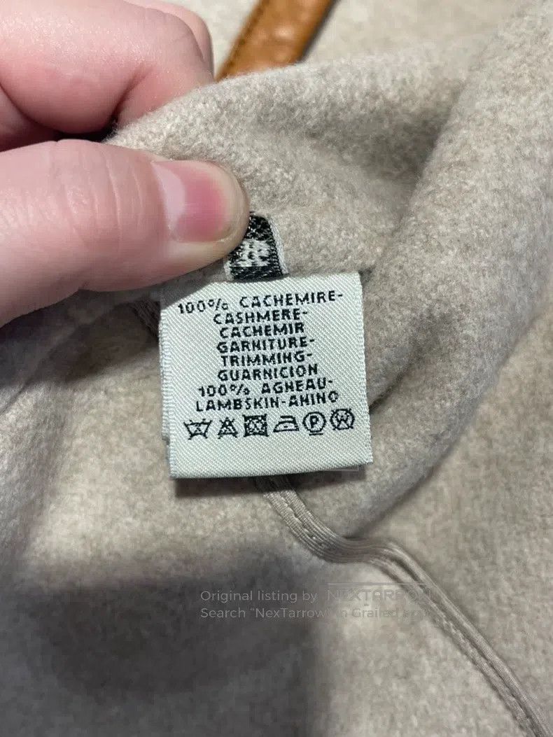 Hermes Hermes Short Women's Cashmere Coat Size XS / US 0-2 / IT 36-38 - 7 Thumbnail