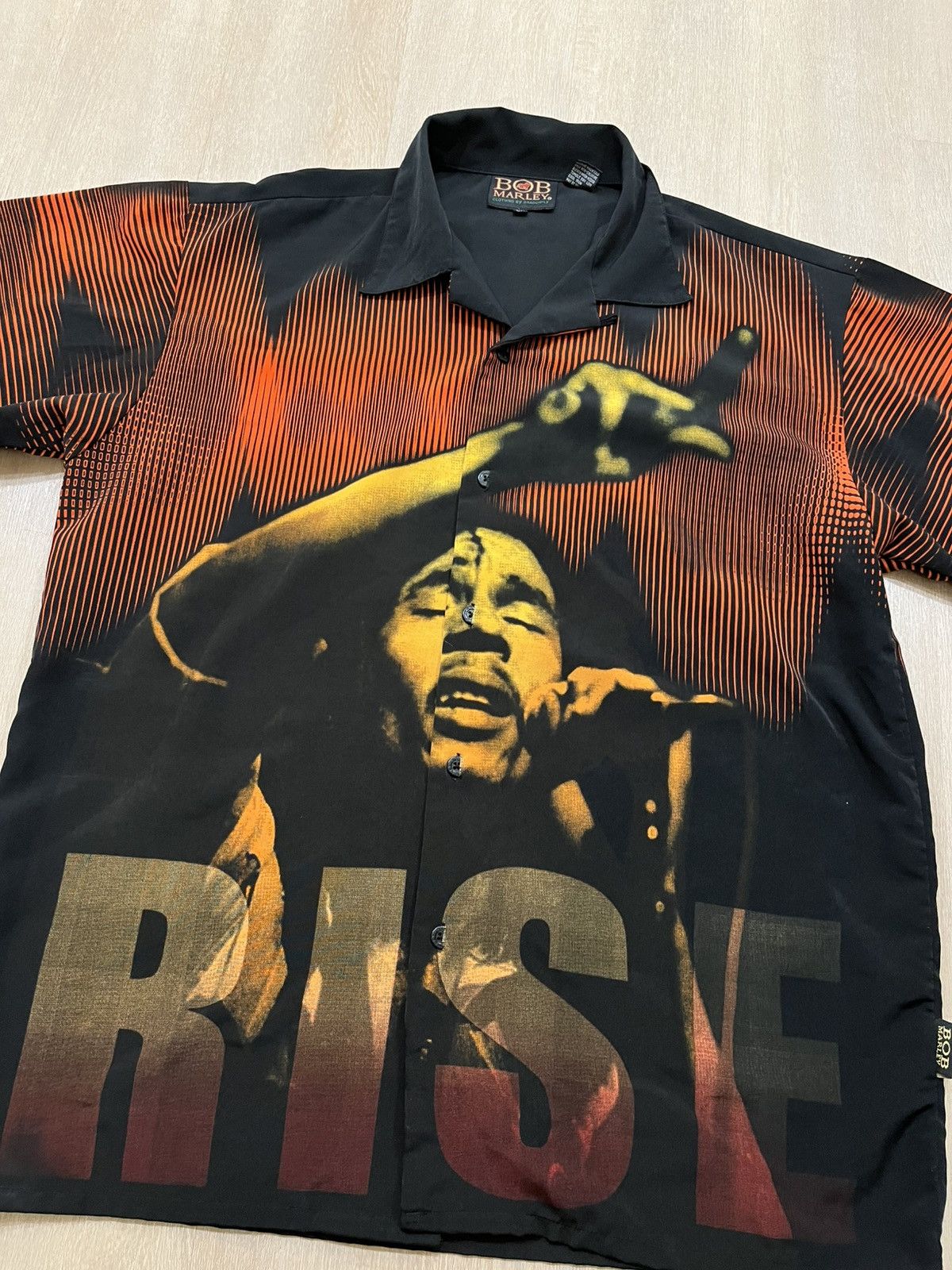 Bob Marley Vintage Bob Marley All Over Print Shirt Size US XL / EU 56 / 4 - 1 Thumbnail