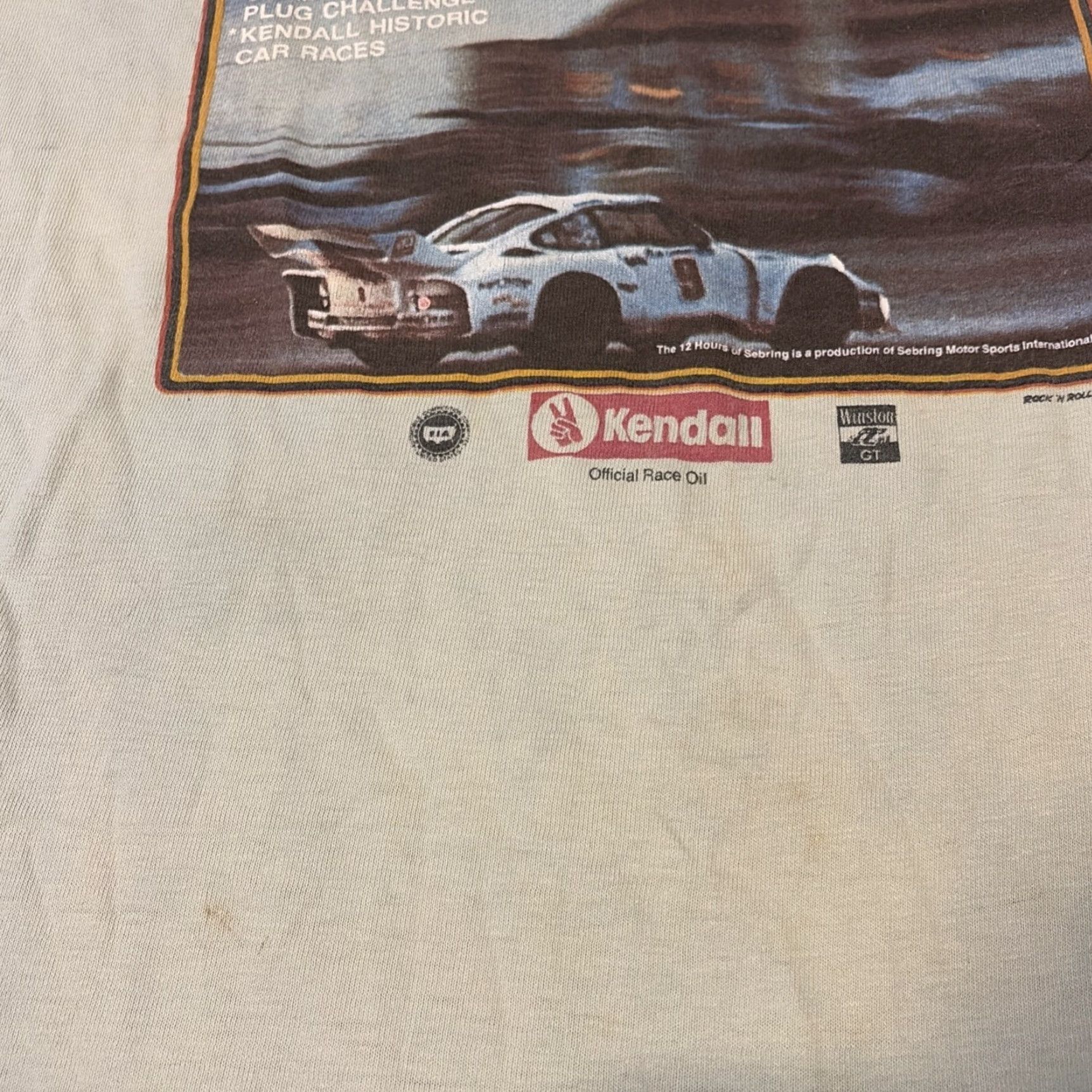 Vintage VINTAGE 1979 Sebring Grand Prix Coca-Cola Racing Race T-Shirt Large Blue Unisex Adults L Mens Womens Size US L / EU 52-54 / 3 - 8 Thumbnail