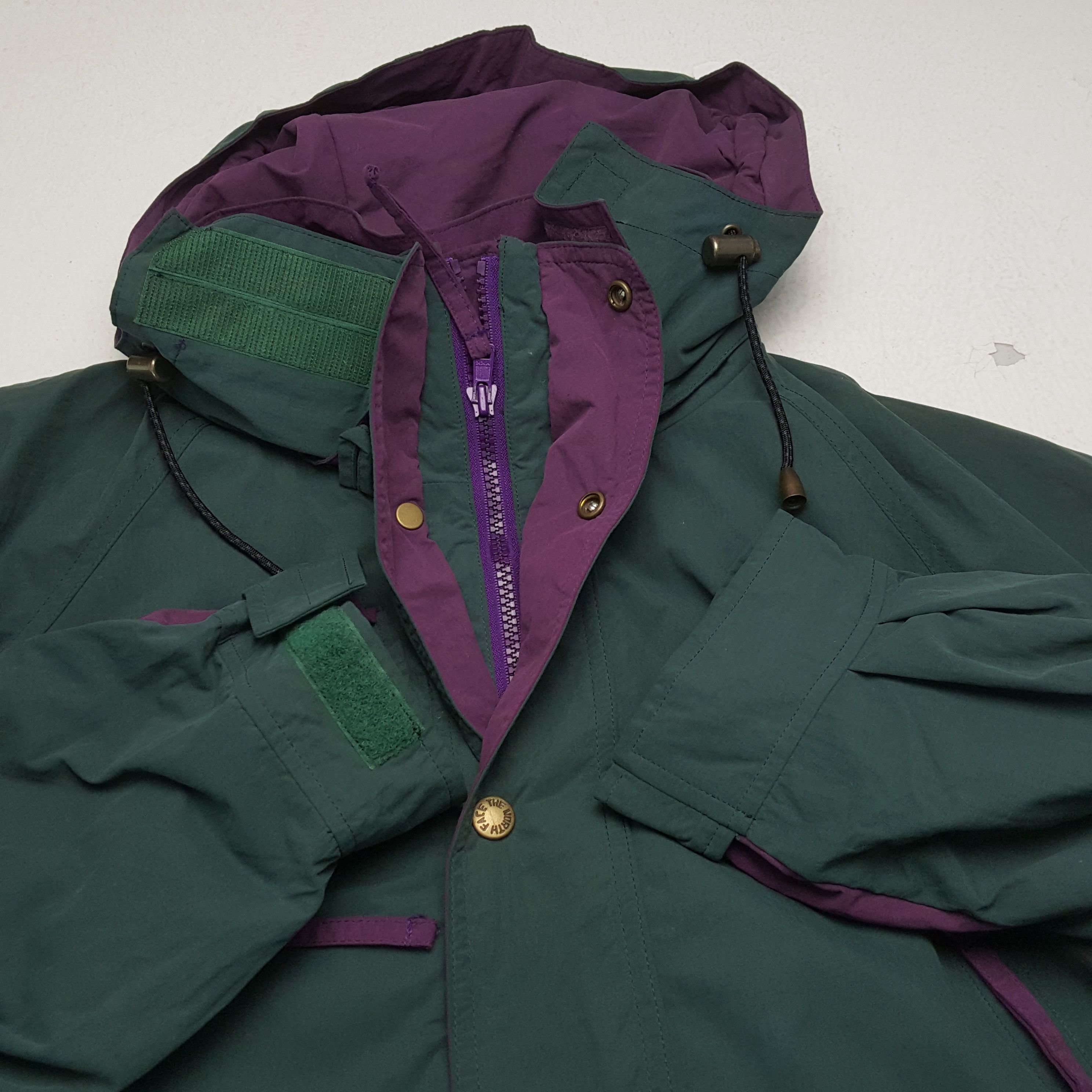 The North Face × Vintage Vintage THE NORTH FACE Outdoor Style Hoodies Jacket Size US L / EU 52-54 / 3 - 10 Thumbnail