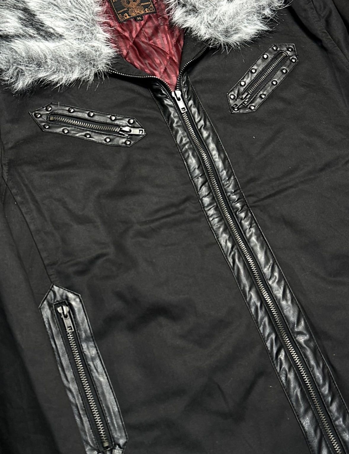 If Six Was Nine Silver fur trimming jacket Size US M / EU 48-50 / 2 - 4 Thumbnail