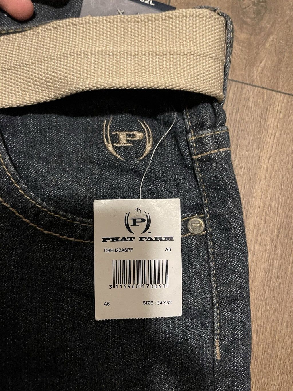 Phat Farm Phat Farm Jeans Mens 36 Dark Denim Pants Y2K w/ tags Size US 36 / EU 52 - 4 Thumbnail