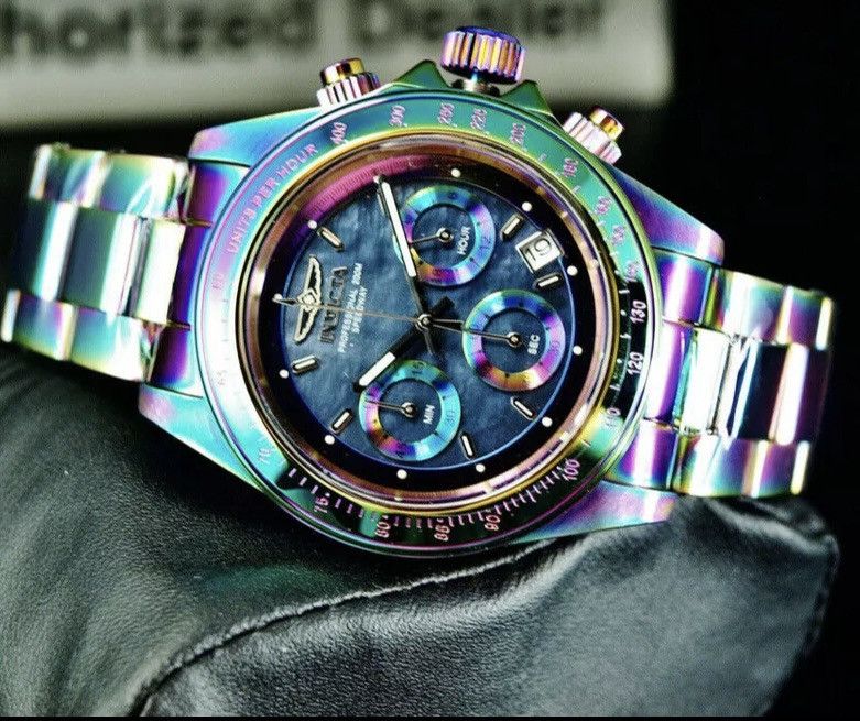 Invicta Invicta Speedway Dragster 40mm Chrono Iridescent Watch Size ONE SIZE - 1 Thumbnail